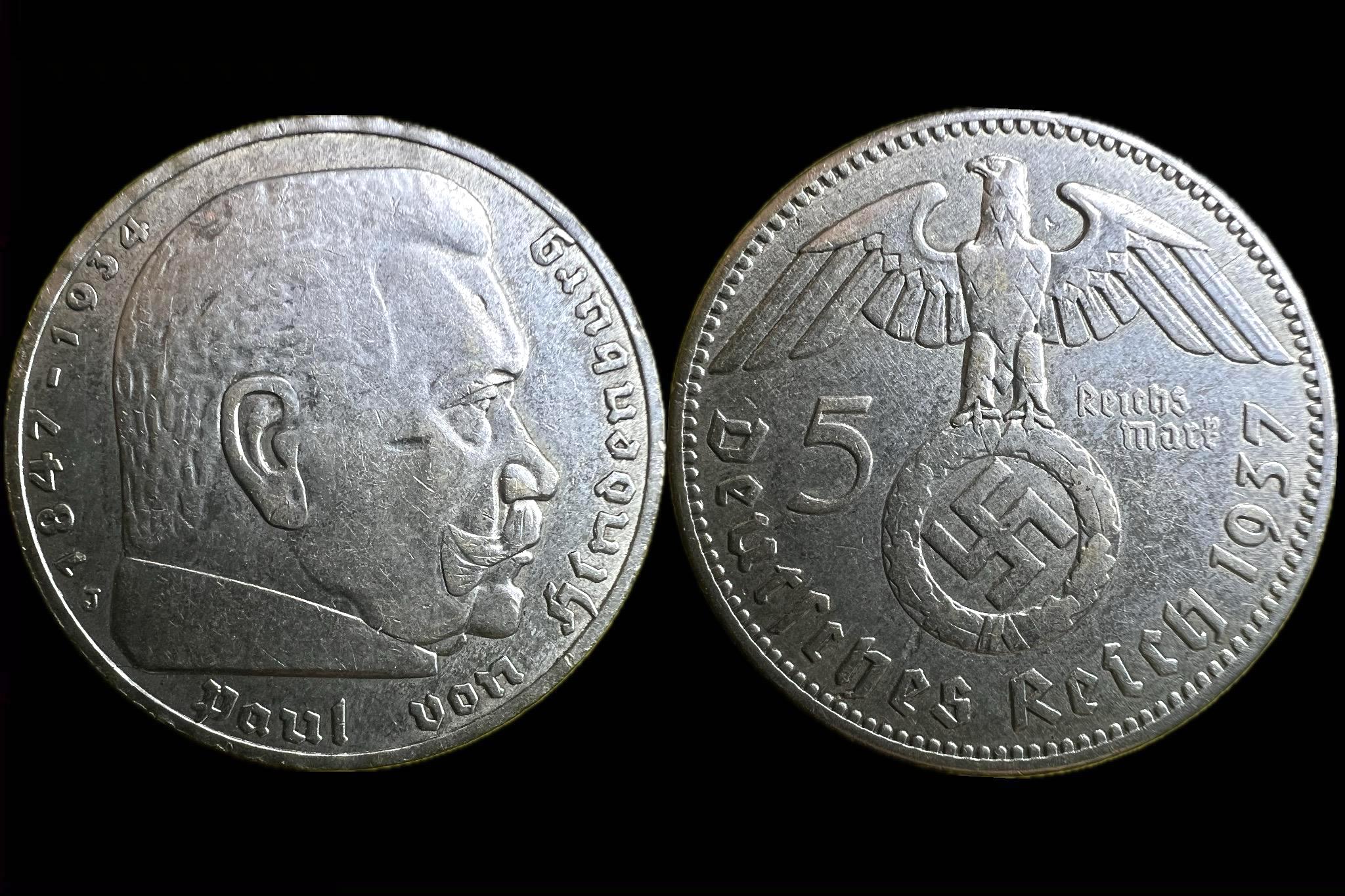 5 Márka Német Birodalom (1937)J