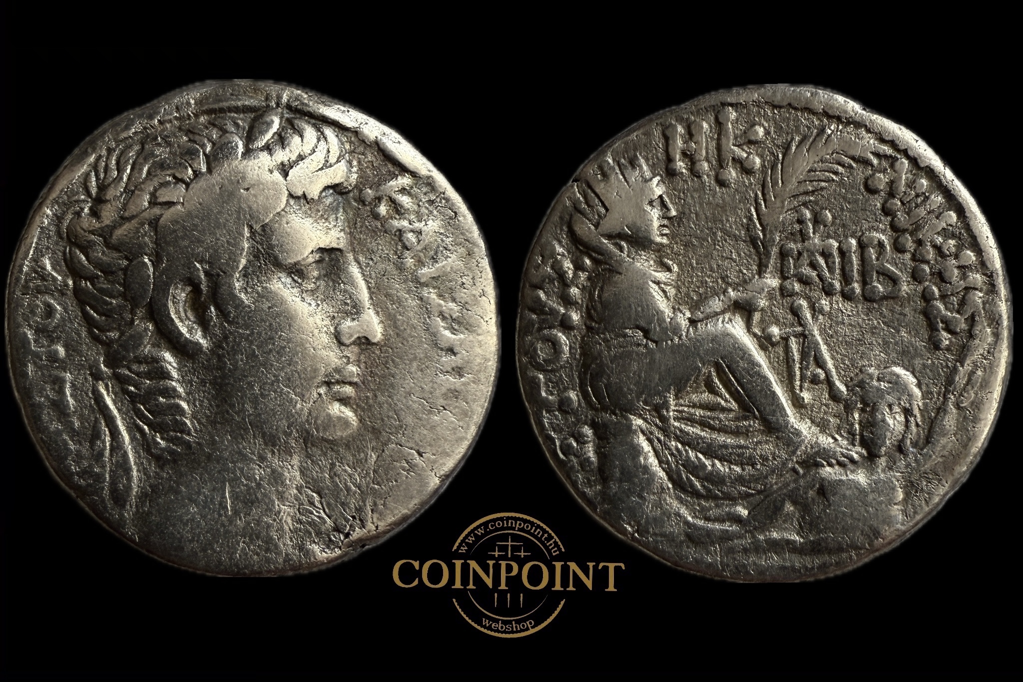 Augustus Tetradrachma (i.e 27-i.sz.14) Antiókia Pieria