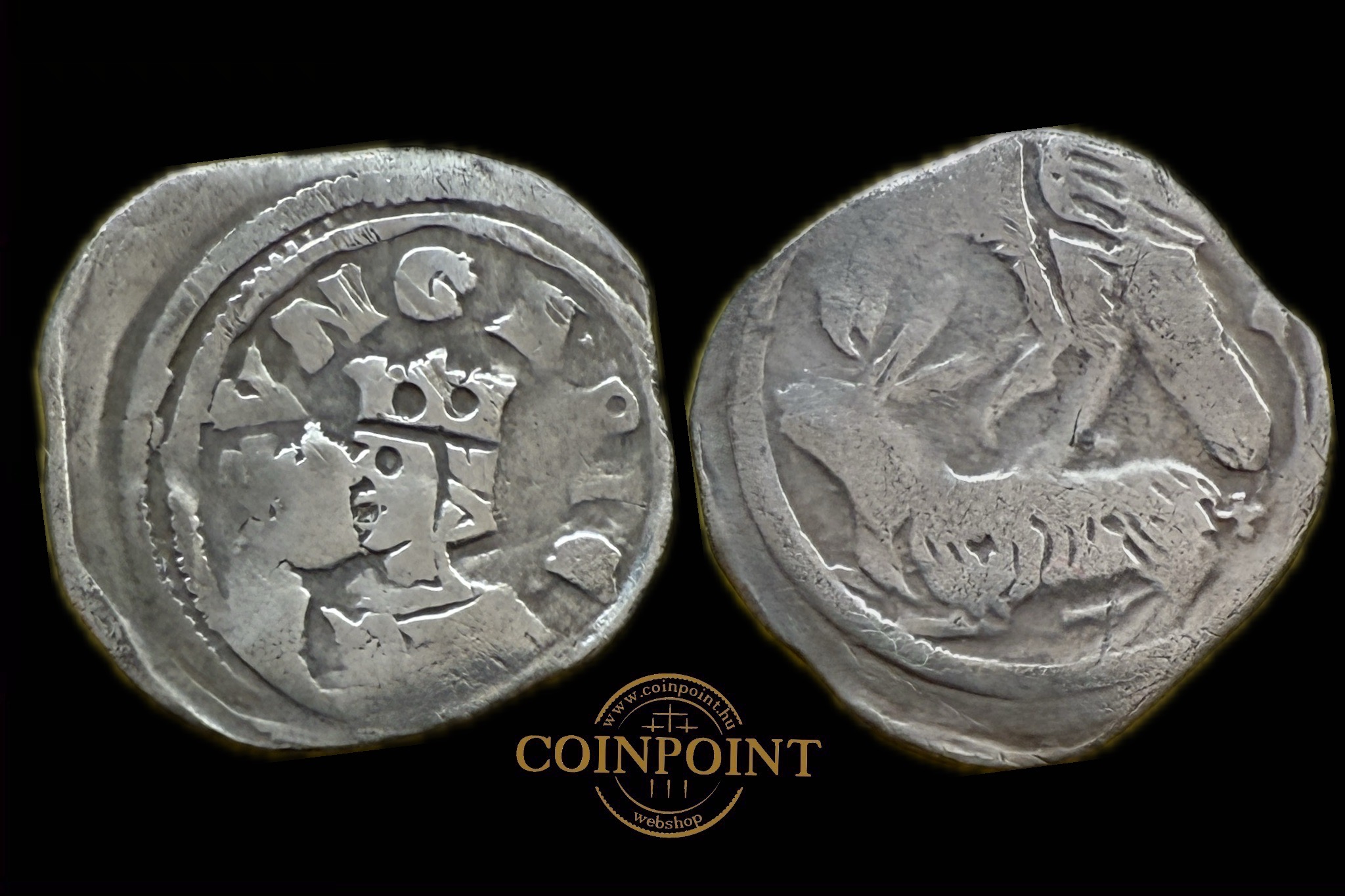 IV.Béla dénár Éh-241 (1235-1270)+ szigla R!