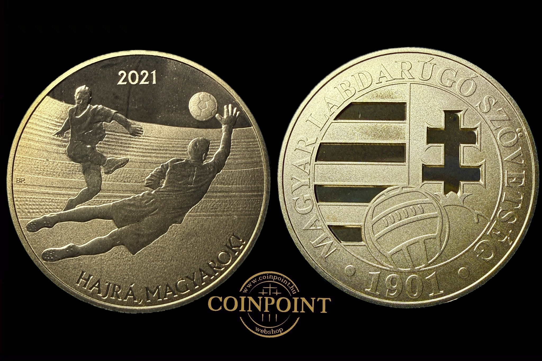 Magyar Labdarúgó Szövetség  2021 zseton/ emlékérme UNC