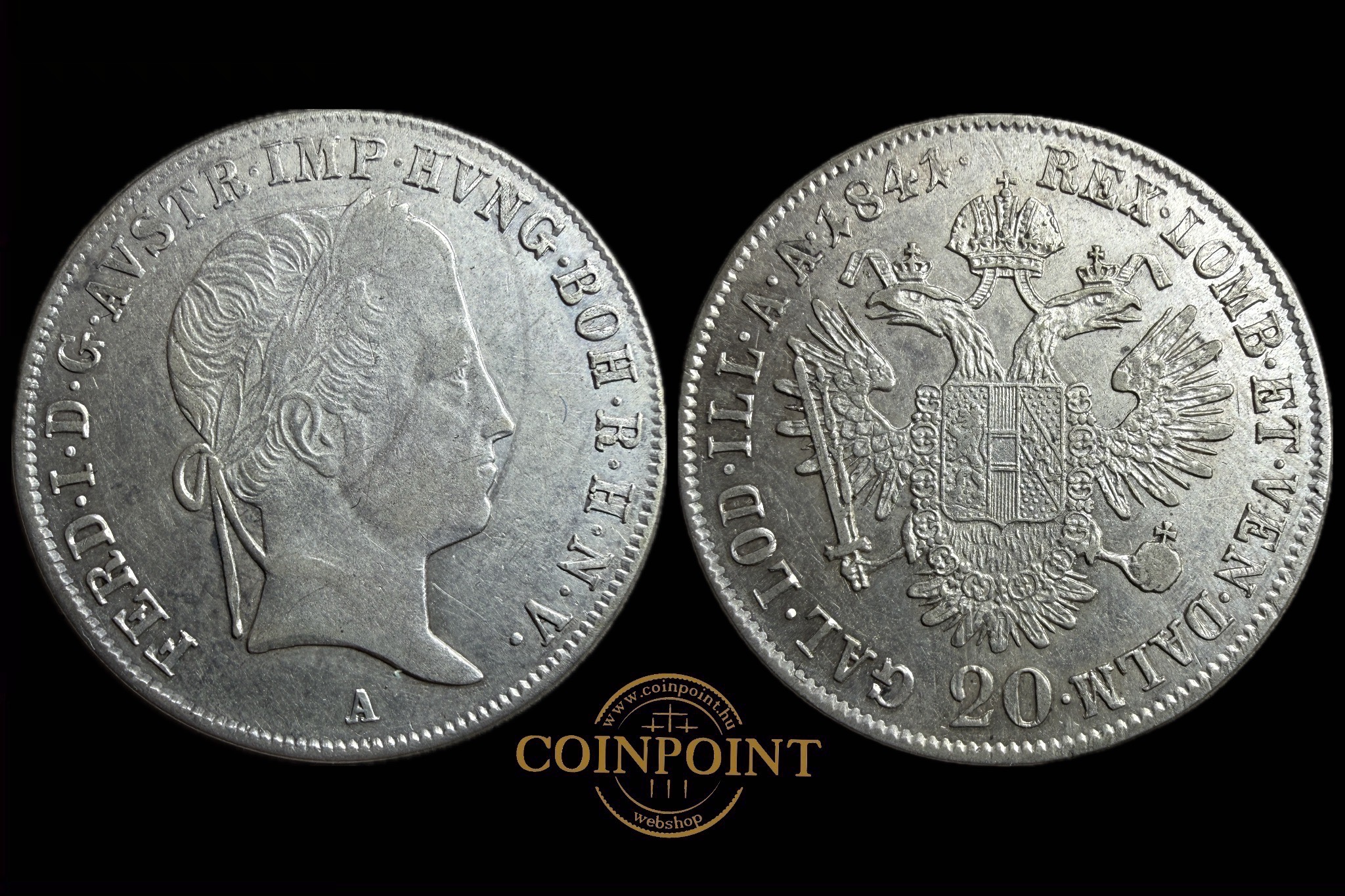 V.Ferdinand 20 Krajcár 1841A