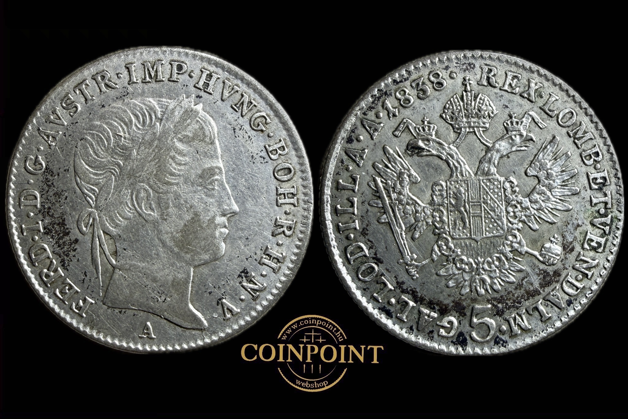 V.Ferdinand 5 Krajcár 1838A