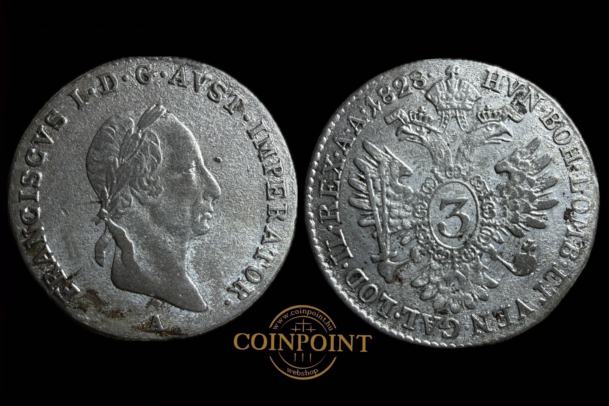 Ferenc 3 Krajcár 1828A