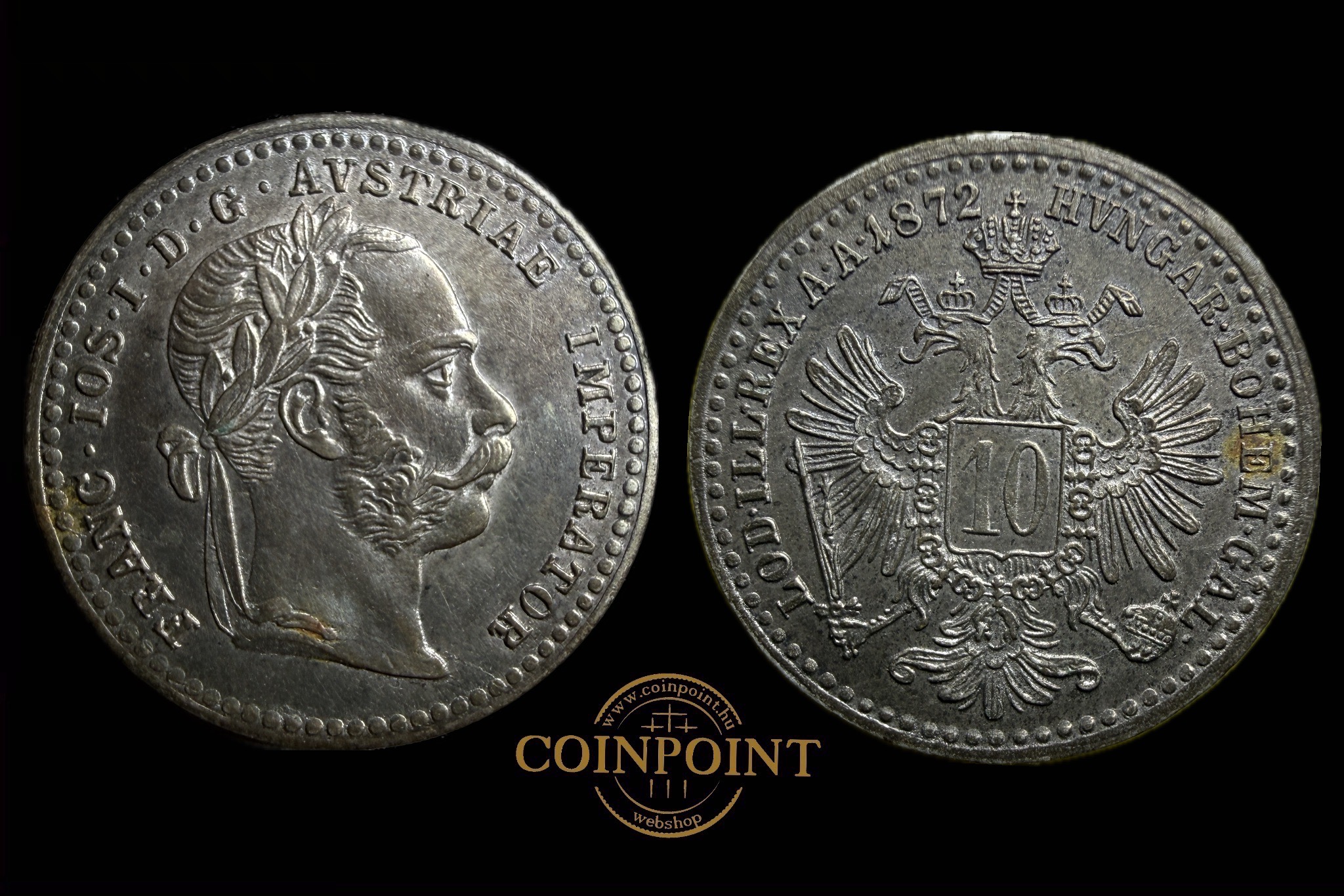 Ferenc József 10 Krajcár 1872 UNC