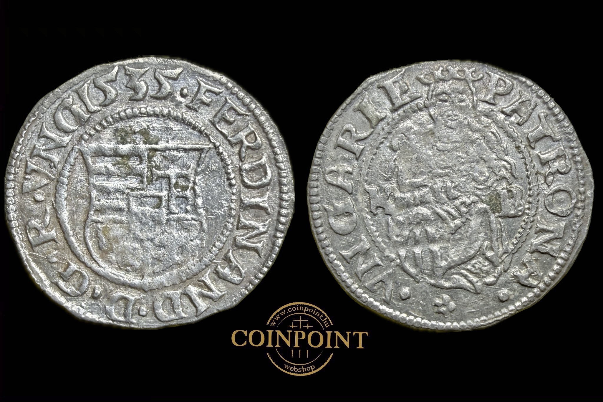 I.Ferdinánd 1535 KB Dénár 
