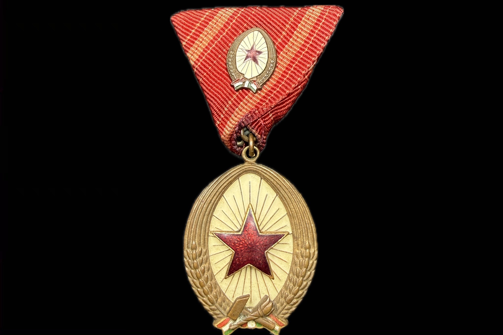 Munka Bronz Érdemrend 1953 miniatűrával