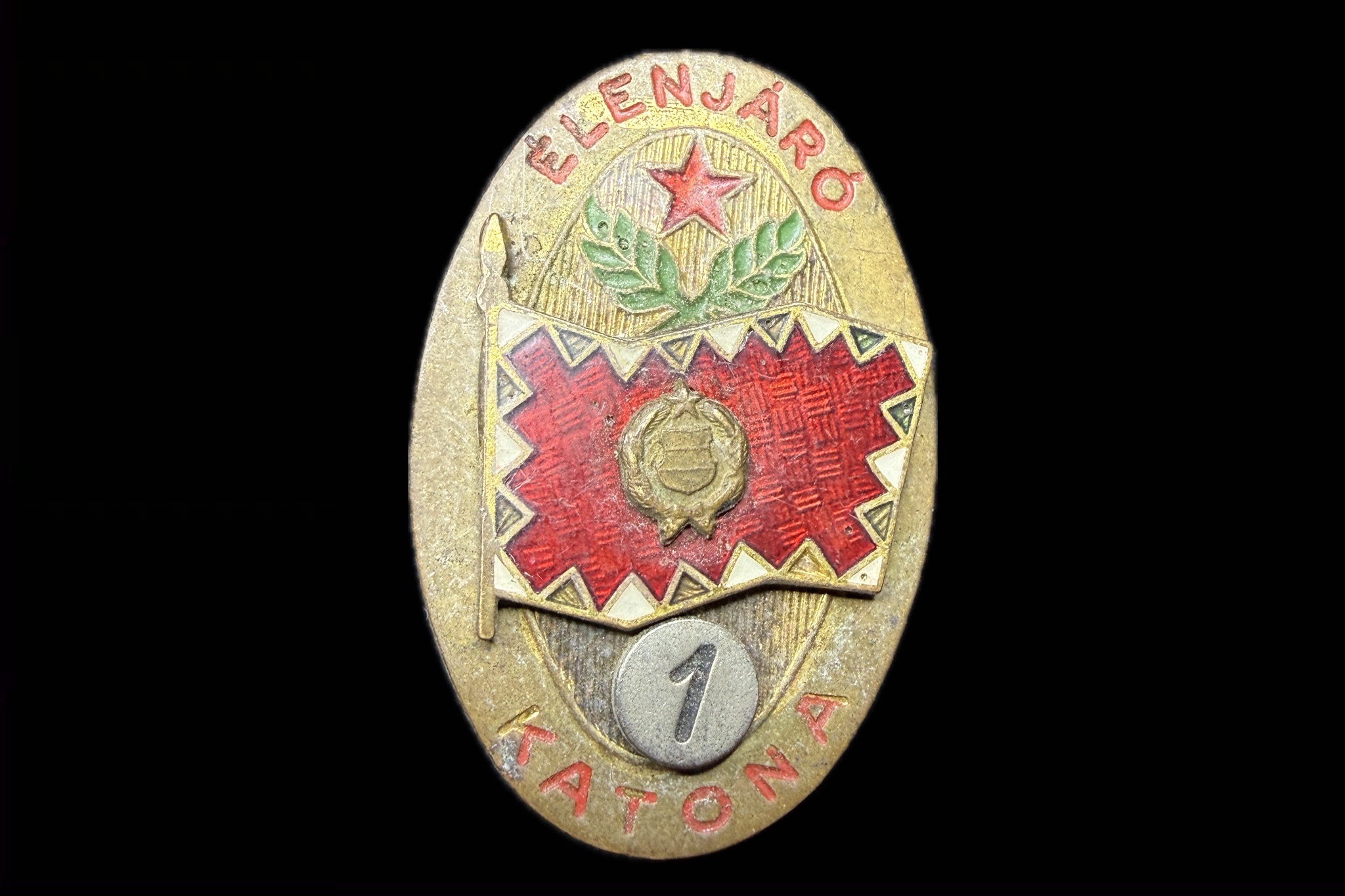 Magyar Néphadsereg  Élenjáró 1 Katona Jelvény