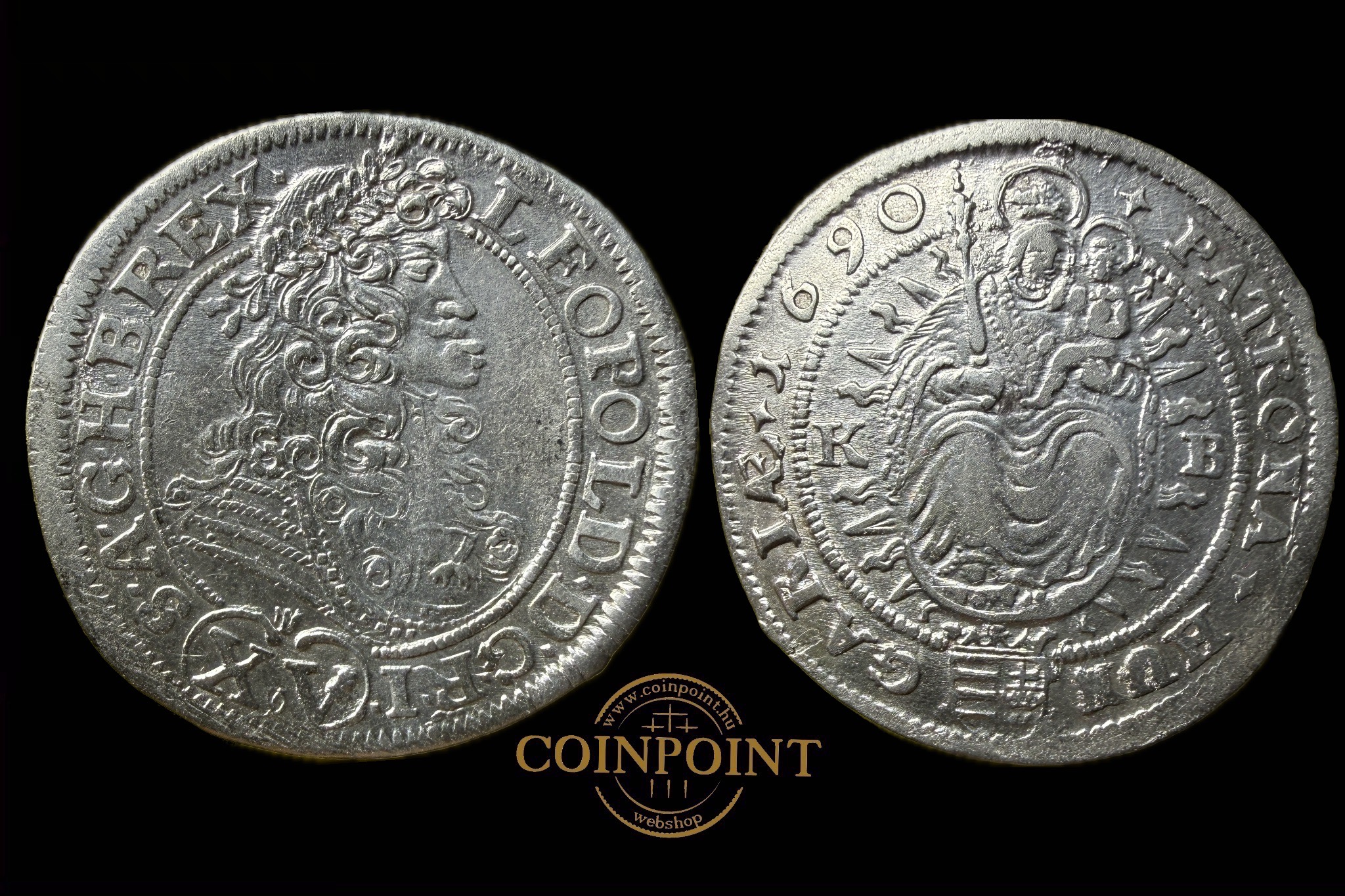 I.Lipót 1690 15 Krajcár K-B H-1428