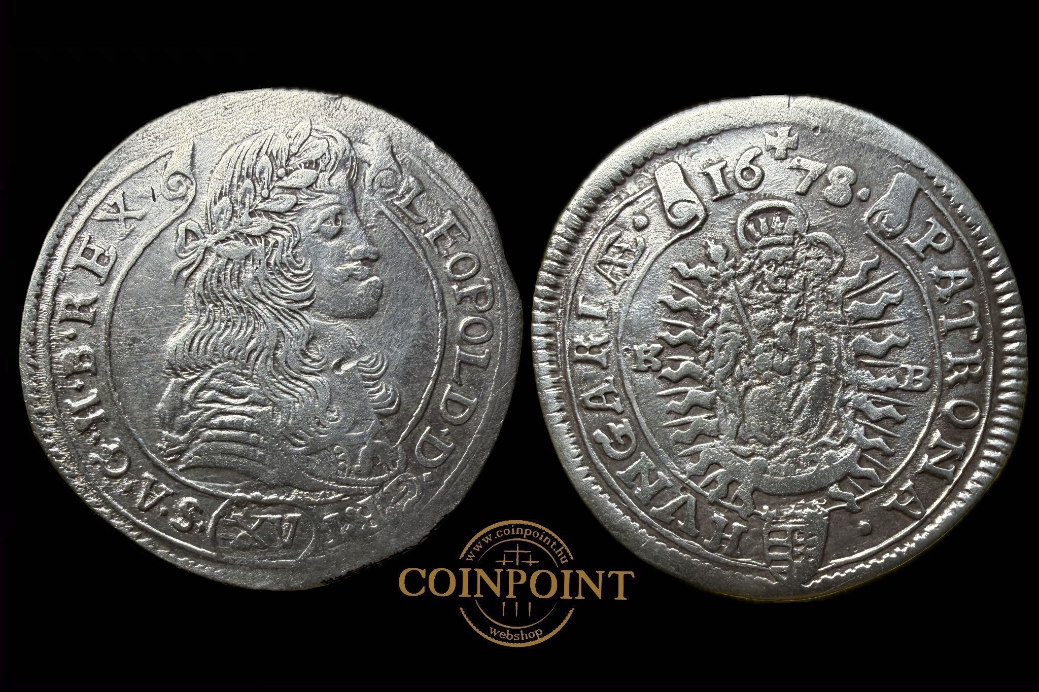 I.Lipót 1678 15 Krajcár K-B H-1425