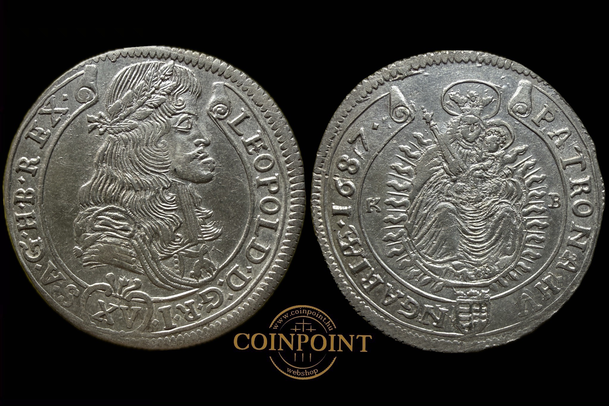 I.Lipót 1687 15 Krajcár K-B H-1428