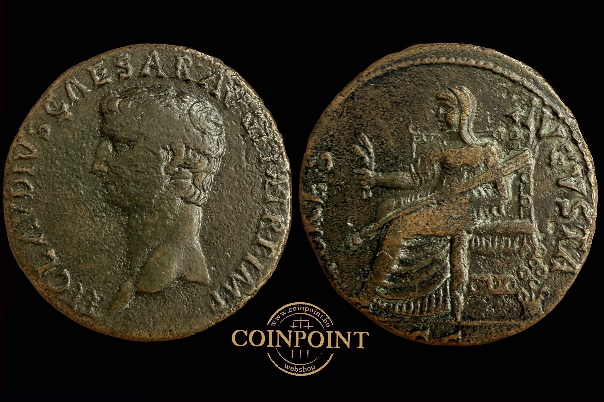 Claudius (i.sz.41-54) Dupondius RIC 94