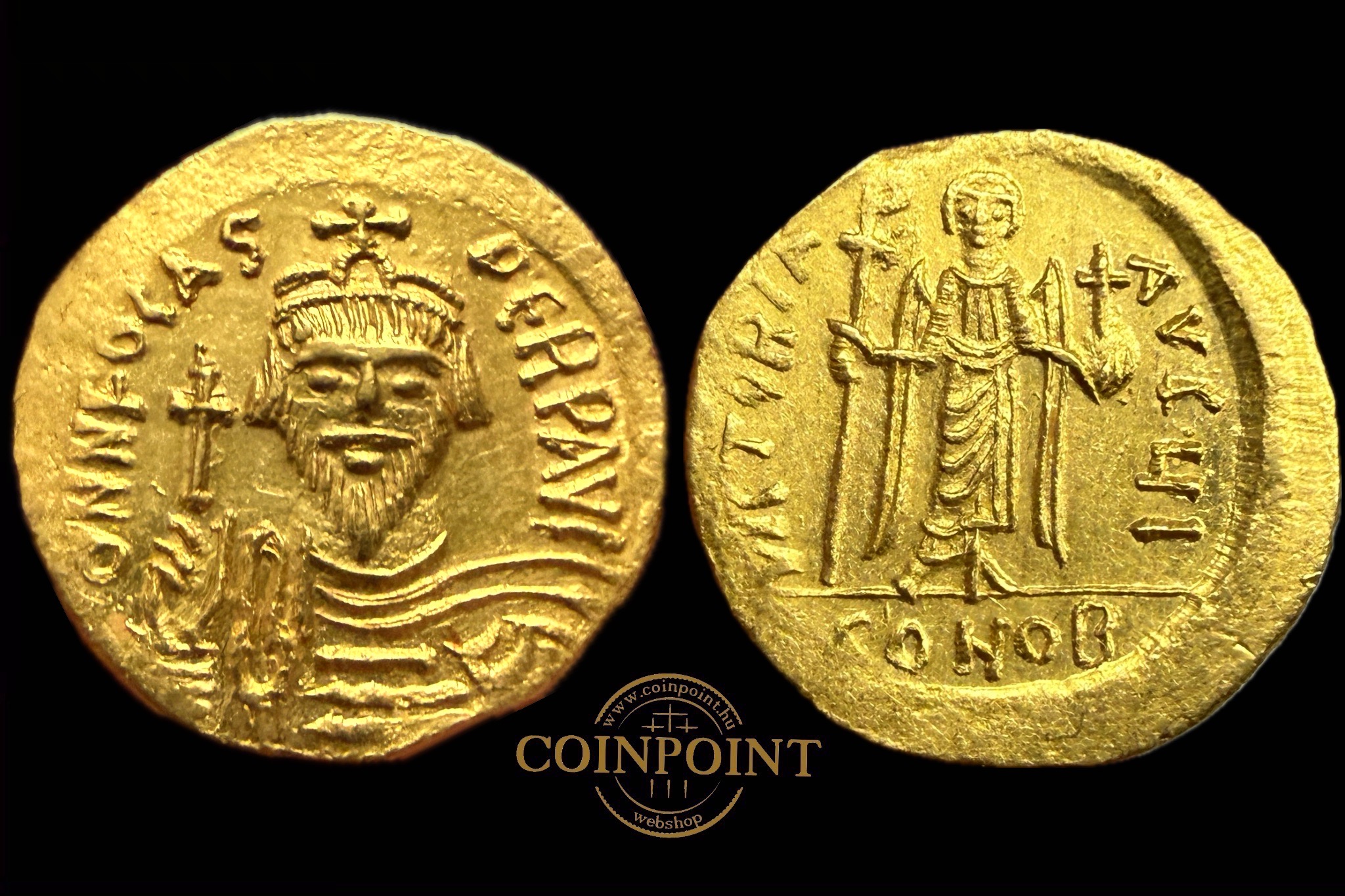 Pocas (i.sz.602-610) Solidus Sear 620 FDC!
