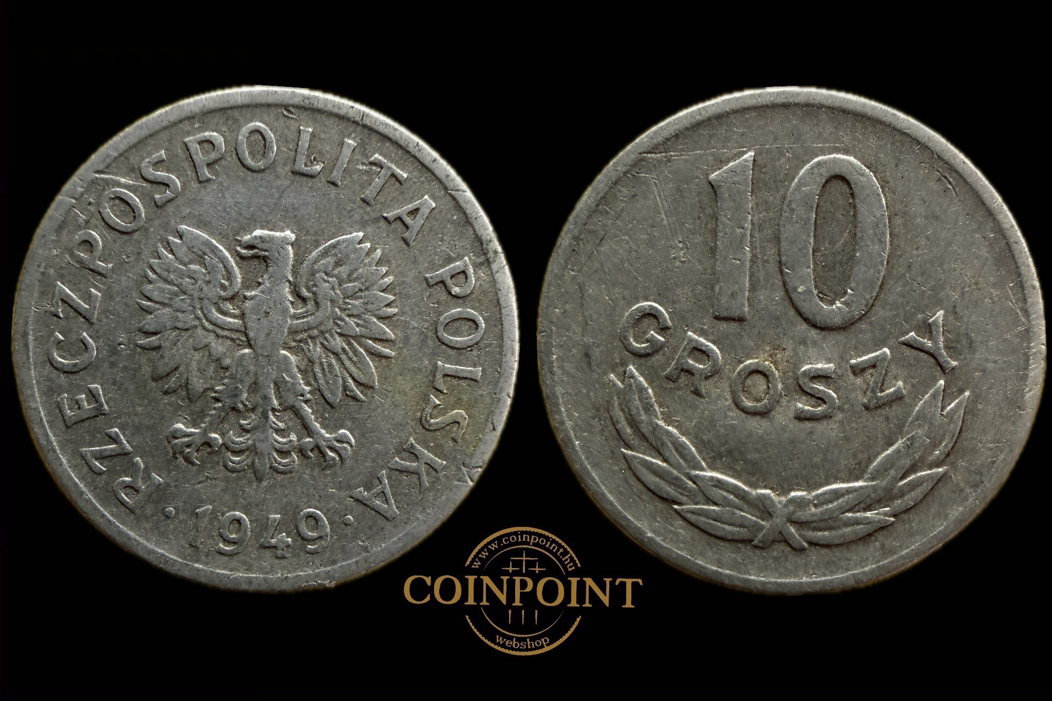 Lengyel 10 Groszy 1949