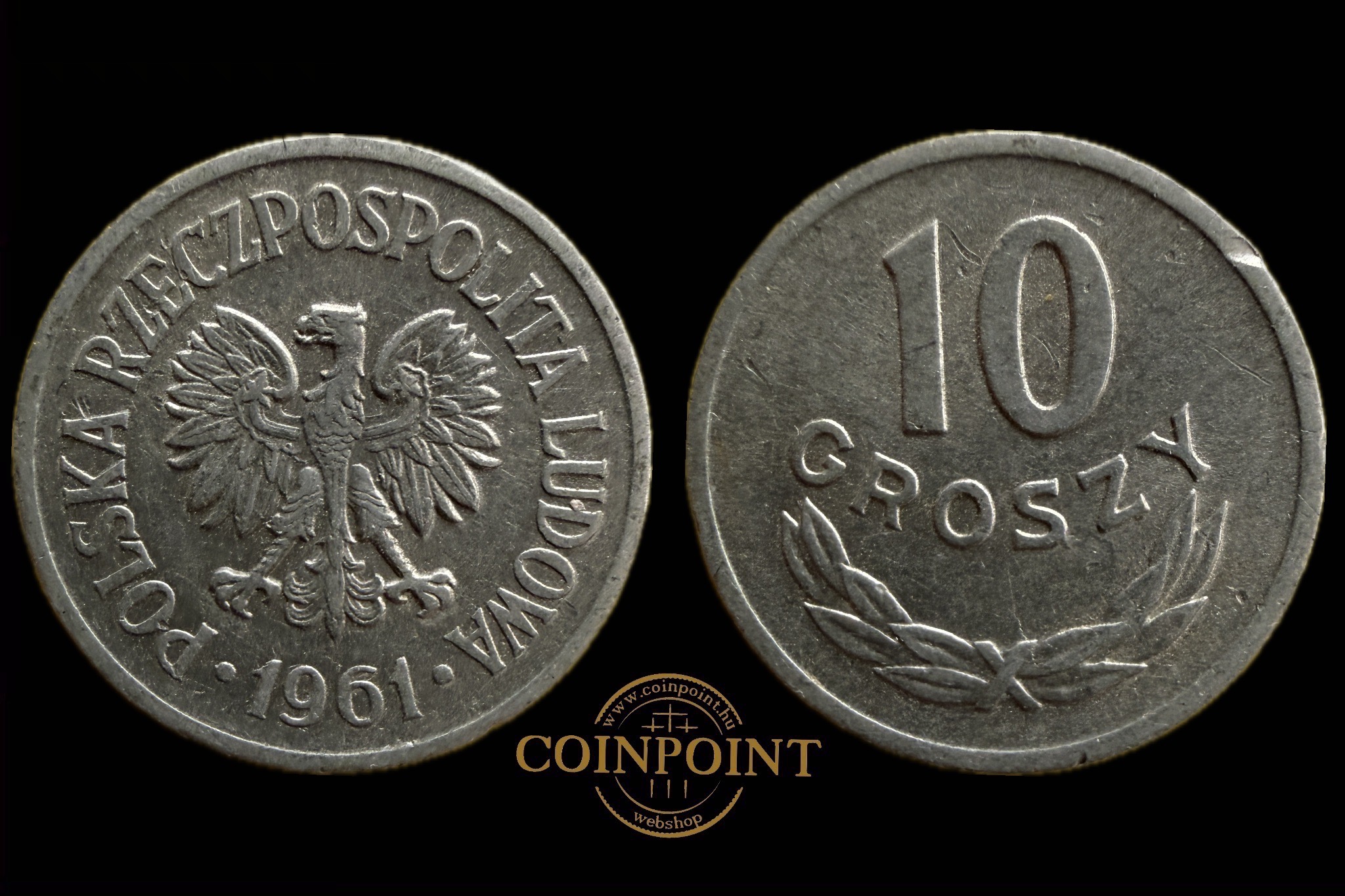 Lengyel 10 Groszy 1961