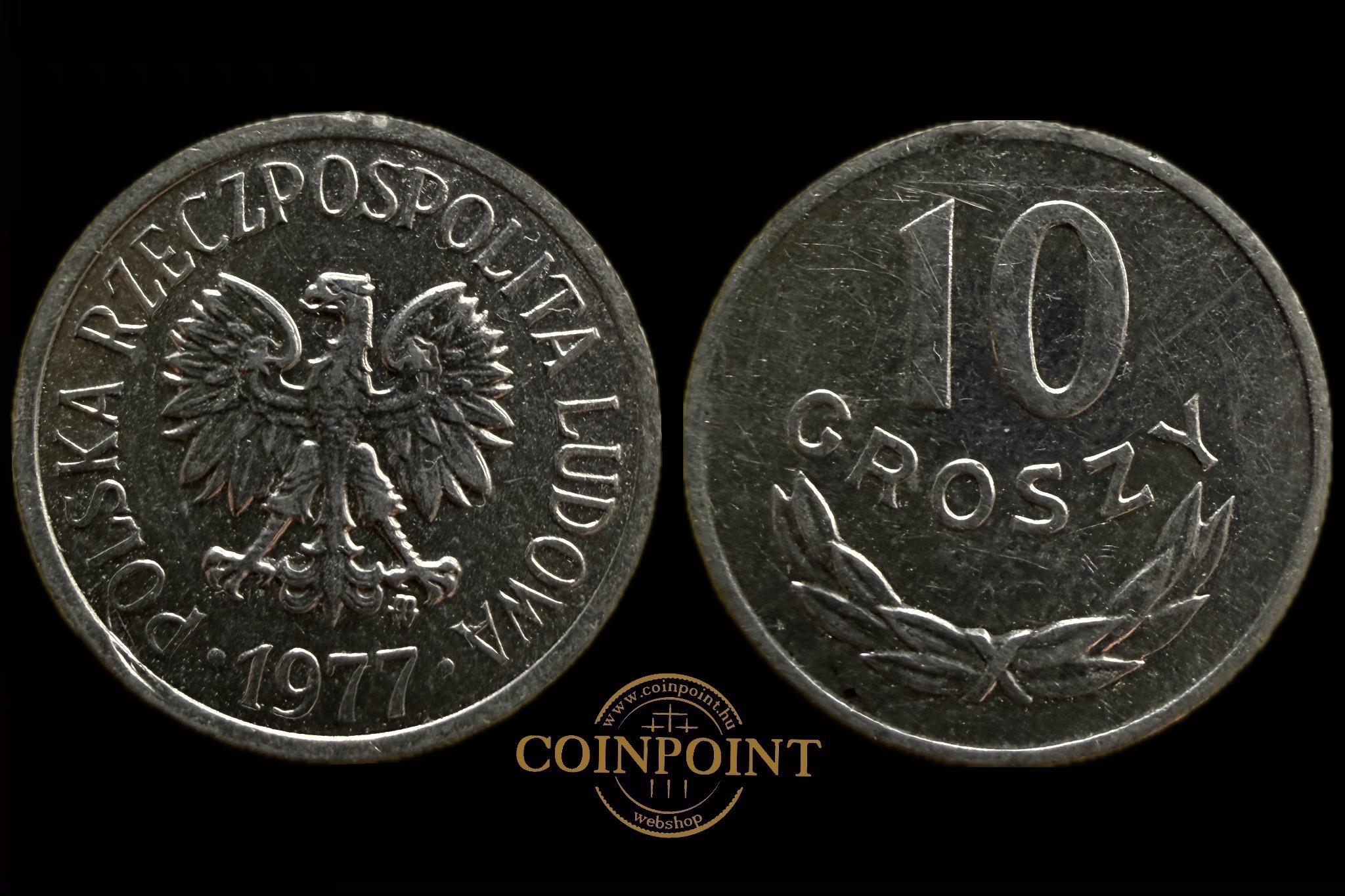 Lengyel 10 Groszy 1977