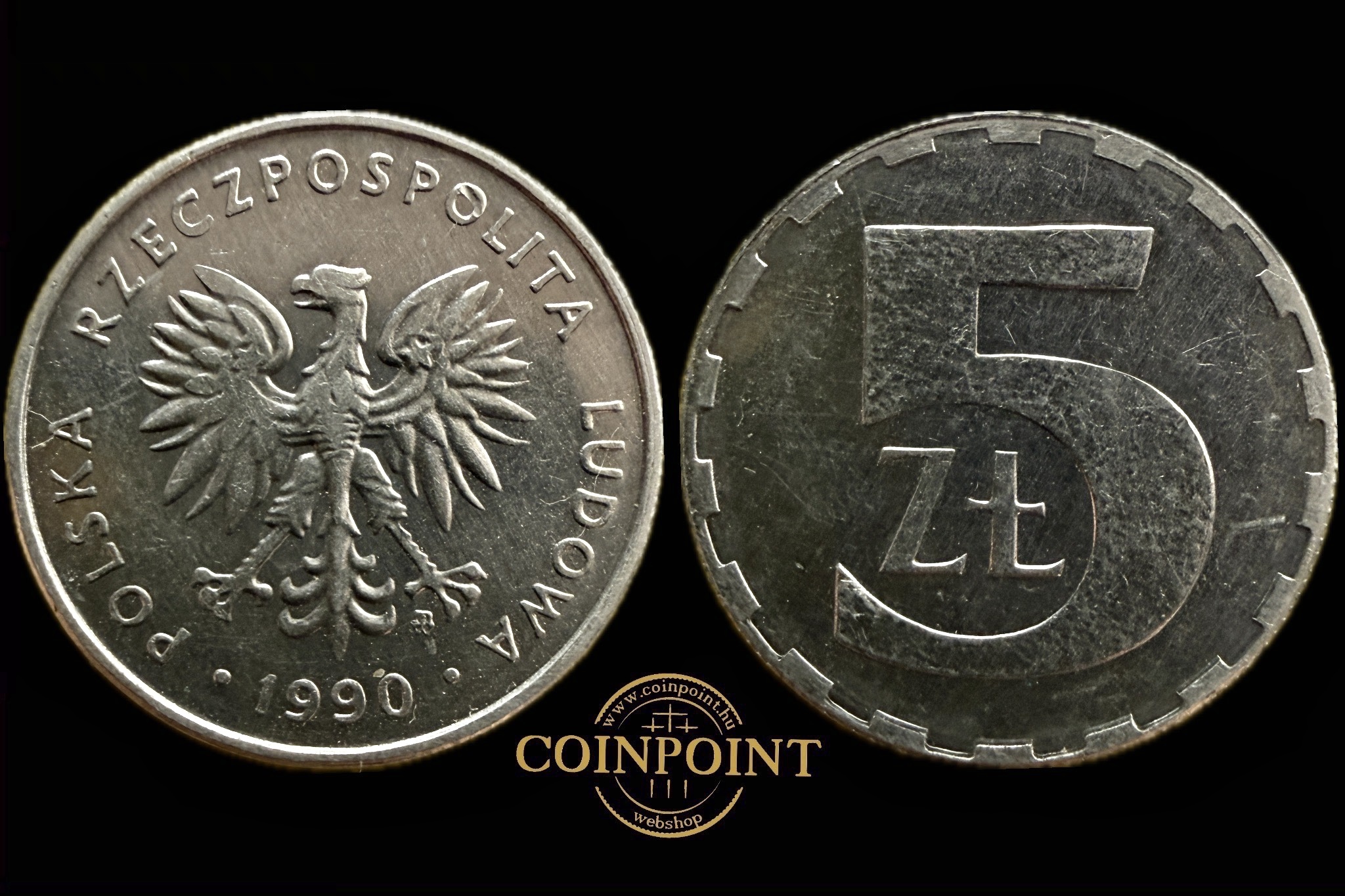 Lengyel 5 Zloty 1990