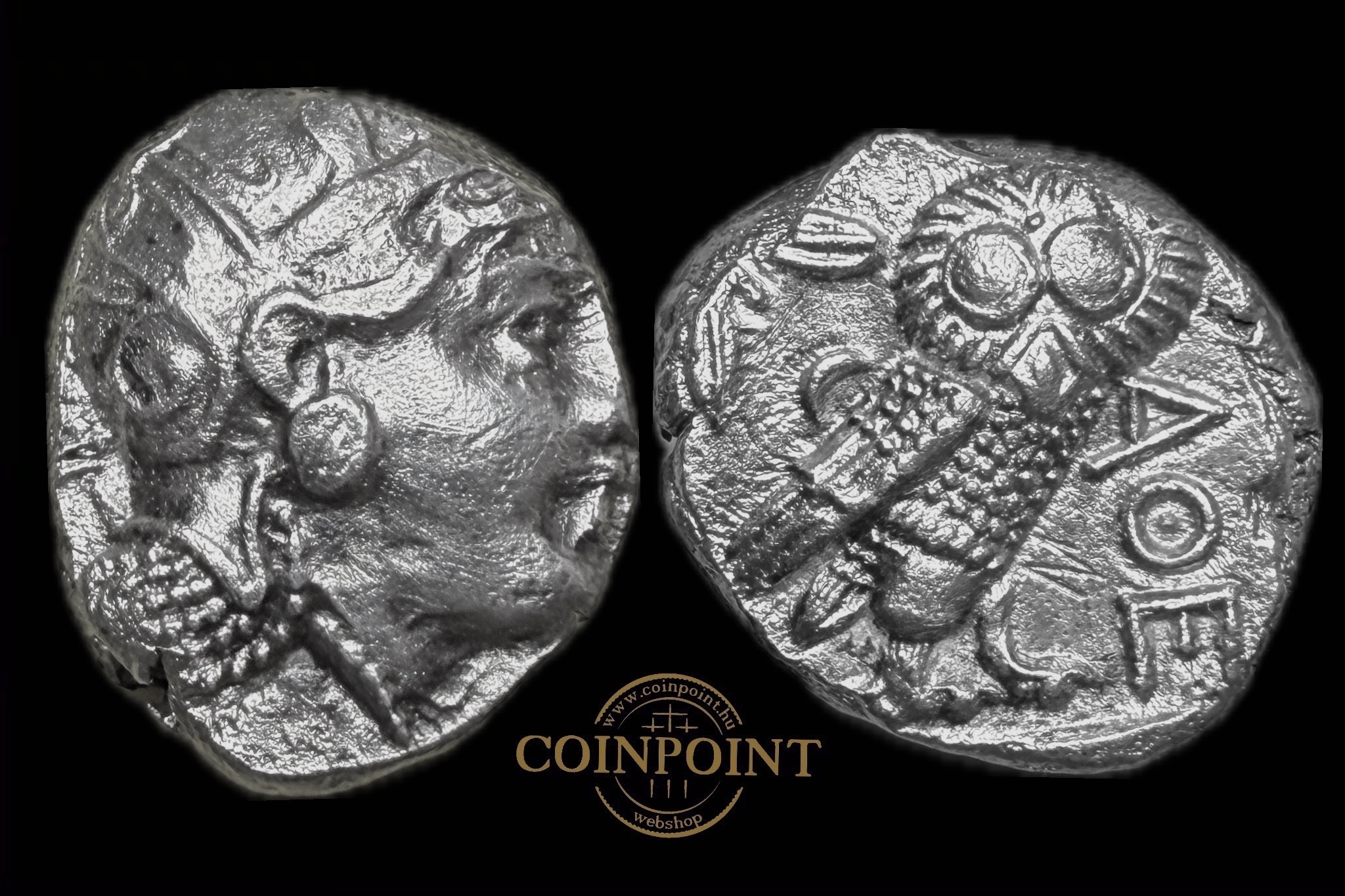Athena Attica (i.e. 350-320) Tetradrachma R! (profil szem)