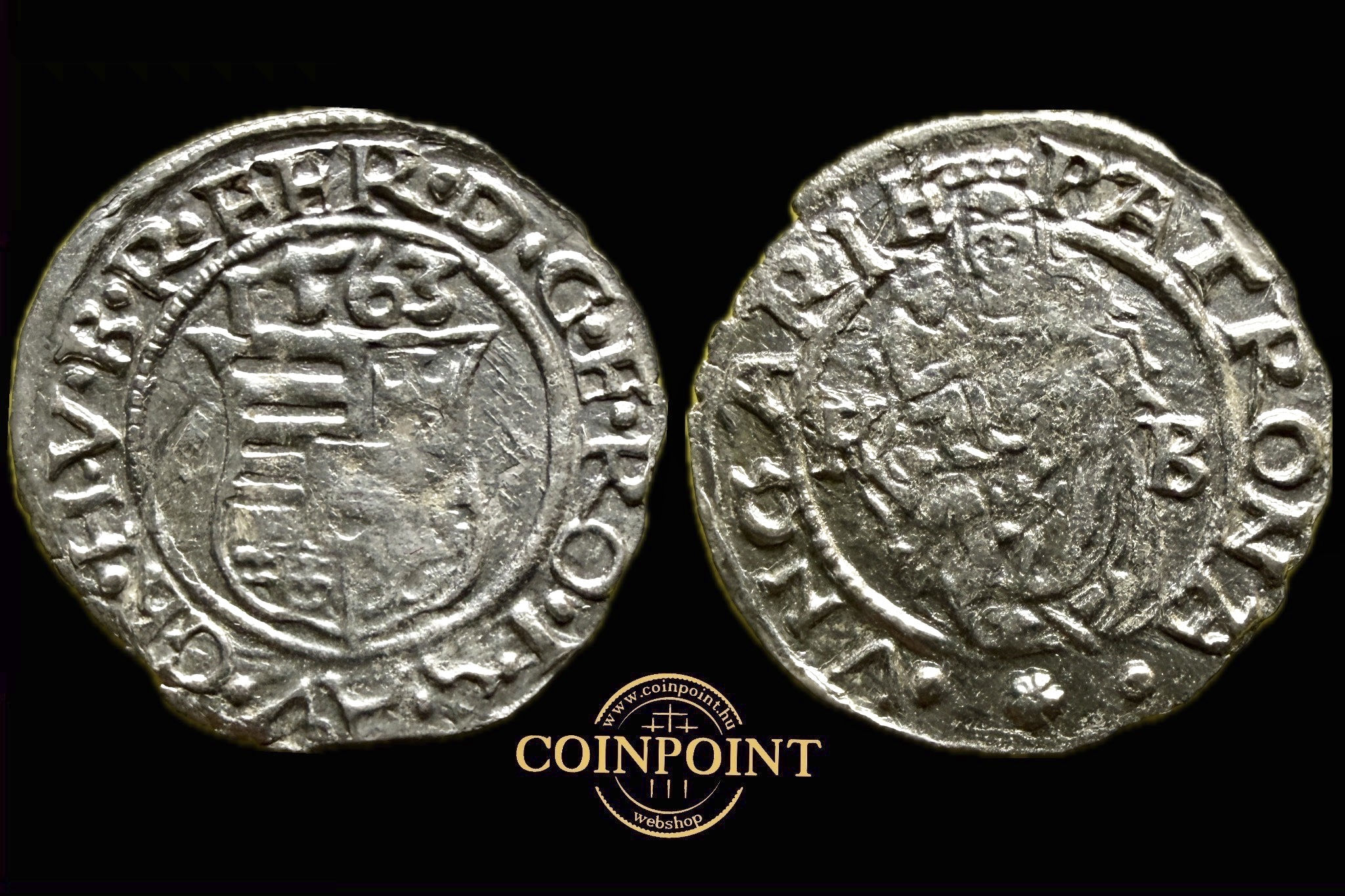 I.Ferdinánd 1563 K-B Dénár ÉH-748/a