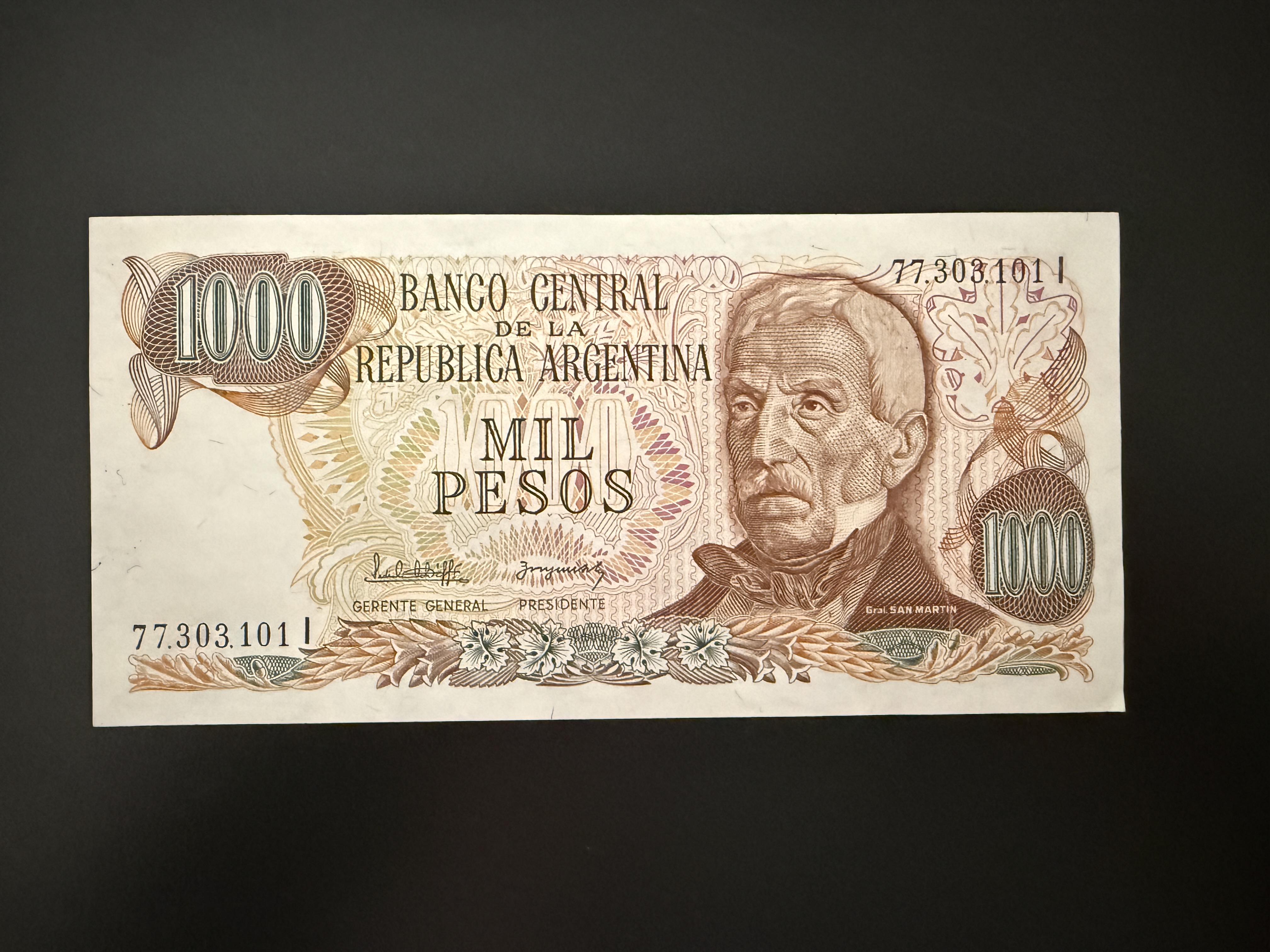 Argentina 1000 Pesos ND (1976-1983) (P.304)