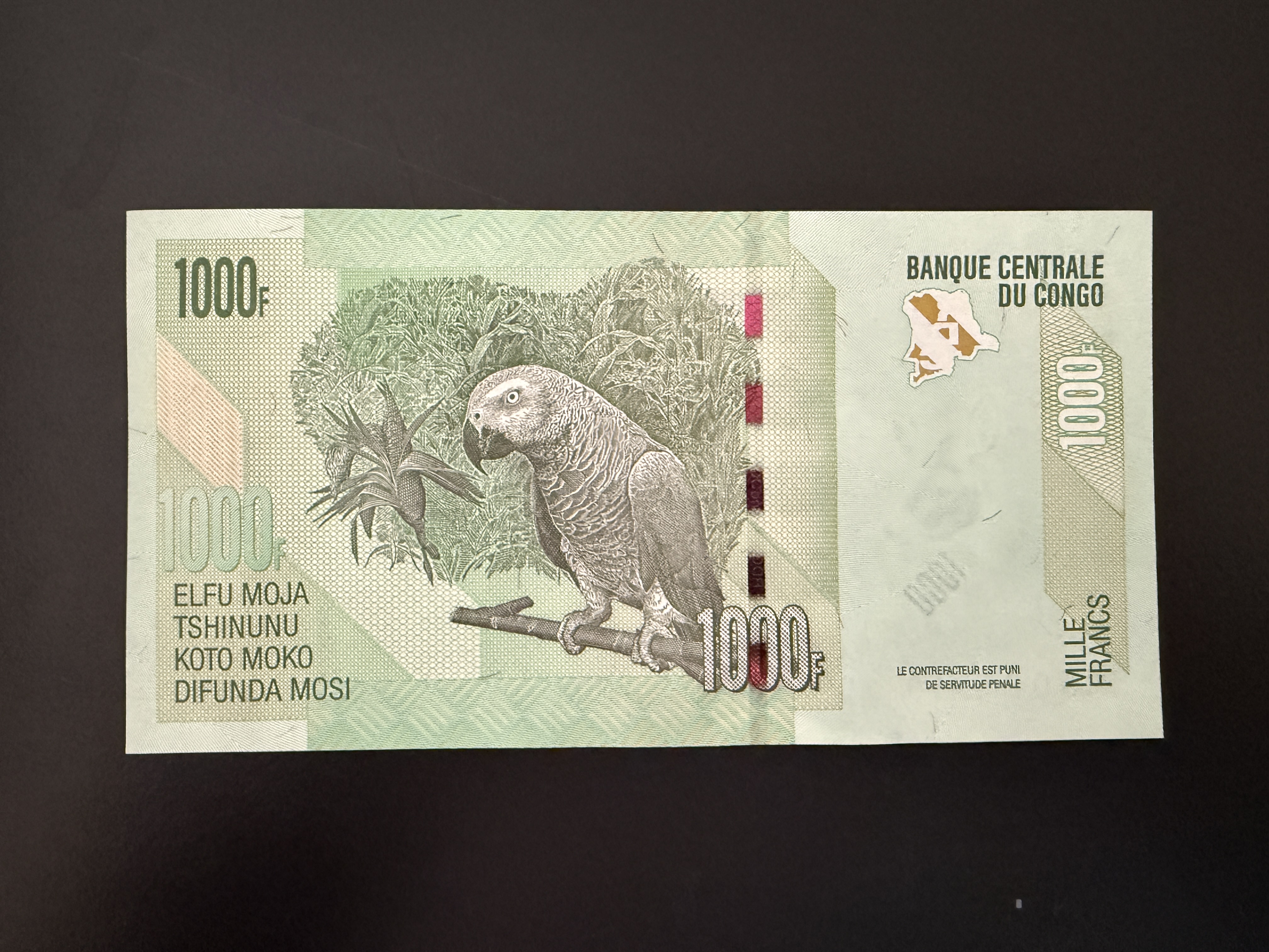 Congo Democratic Republic 1000 Francs 30.06.2020 (P.101c) UNC