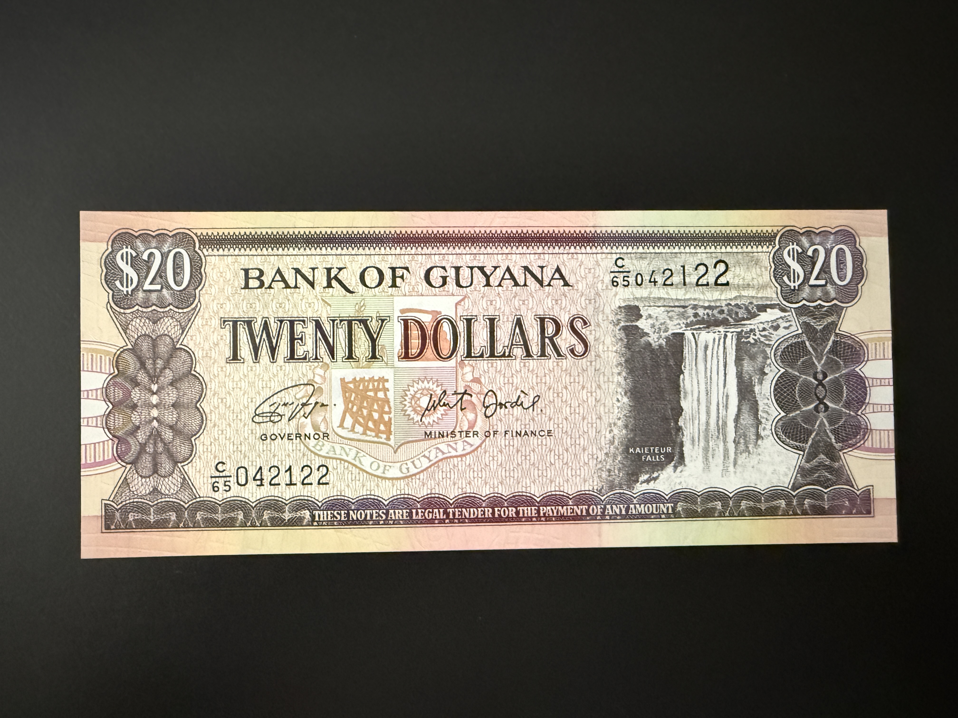 GUYANA 20 Dollars ND (1966-2018) (P.30) UNC