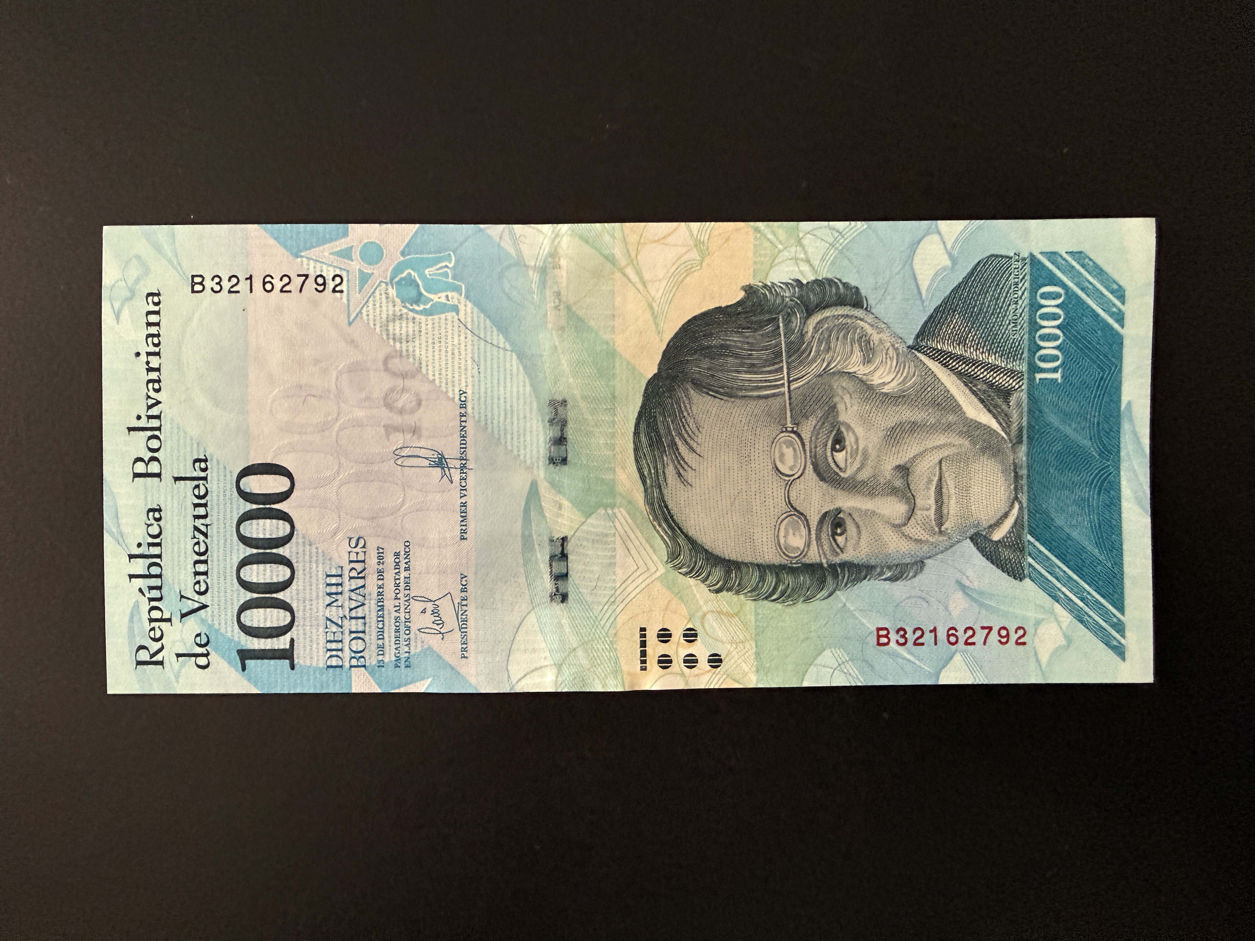 VENEZUELA 10000 Bolivares 13.12.2017 (P.98) UNC