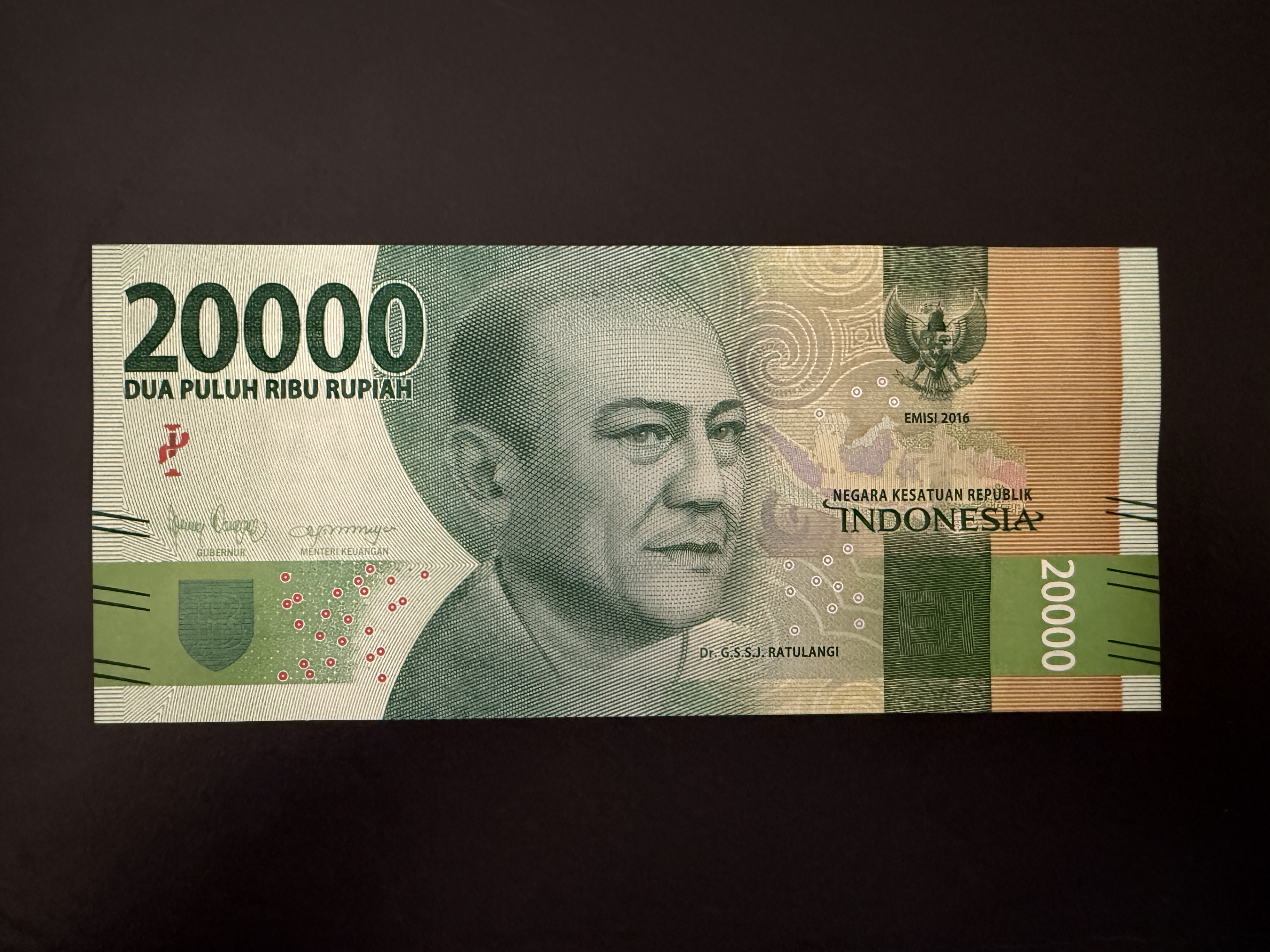 Indonesia 20000 Rupiah 2016 (P.158) UNC