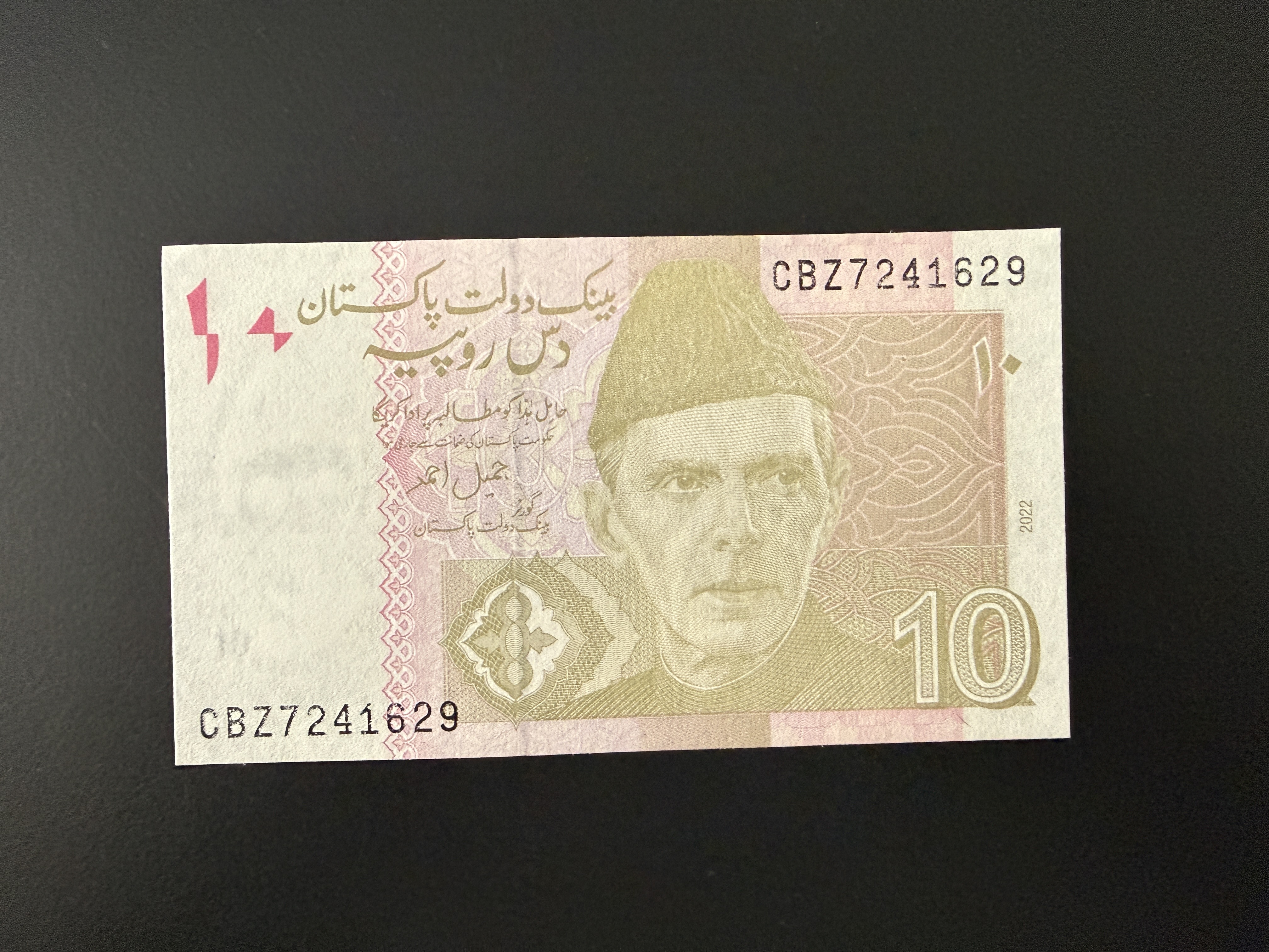 PAKISTAN 10 Rupees 2022 (P.45) UNC