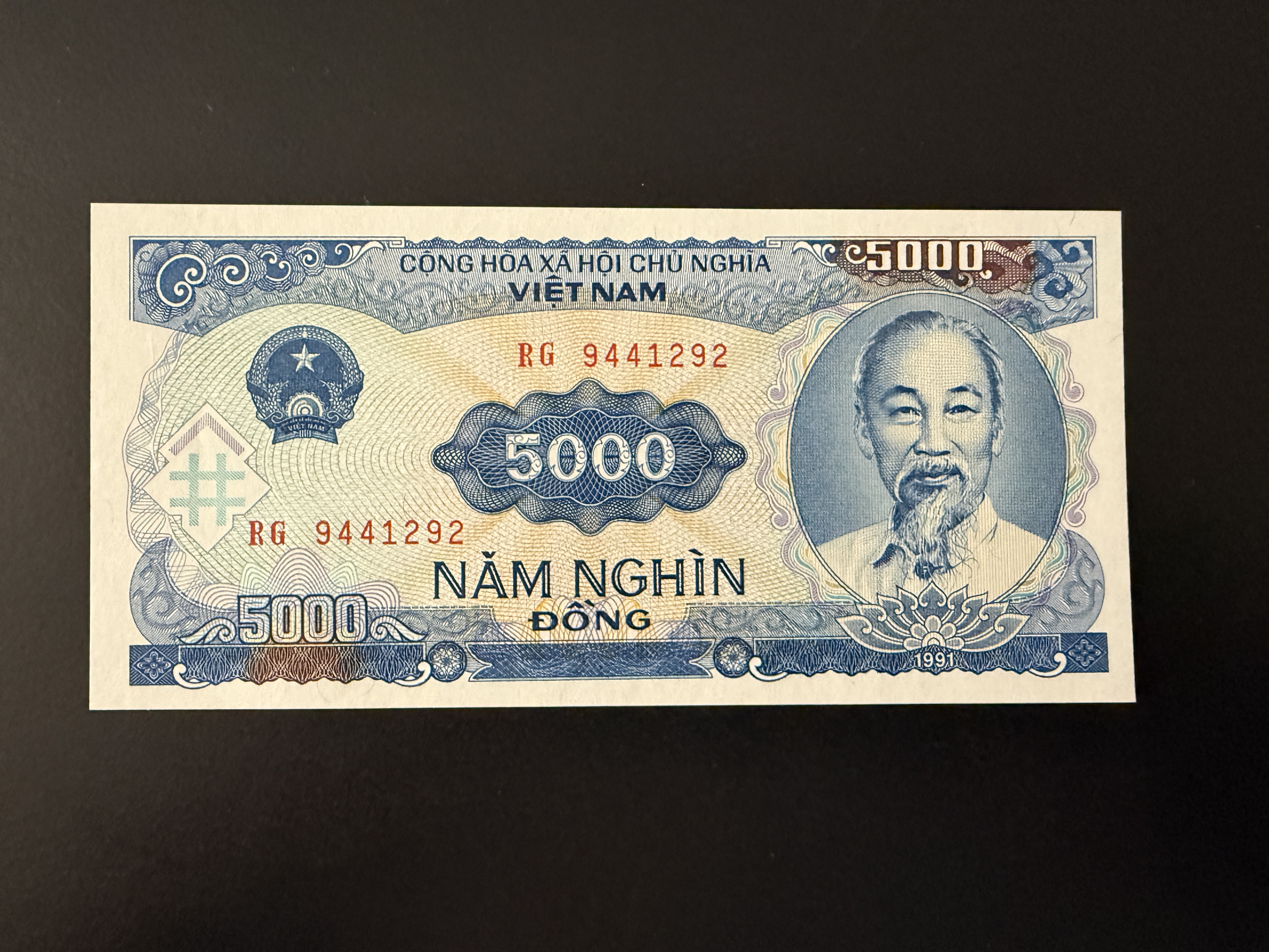 VIETNAM 5000 Ðồng 1991 (P.108) UNC