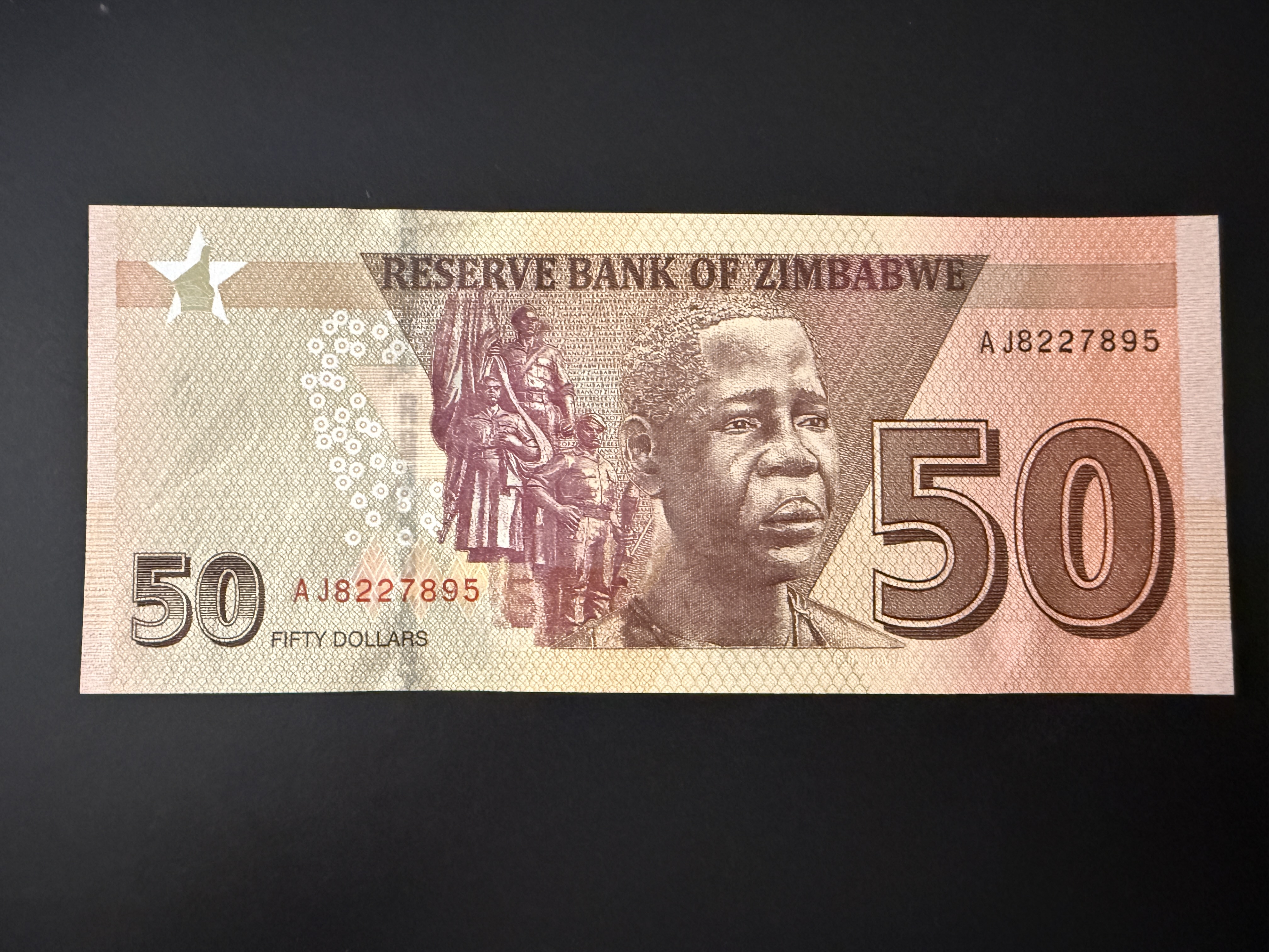 ZIMBABWE 50 Dollars 2020 (2021) (P.105) UNC