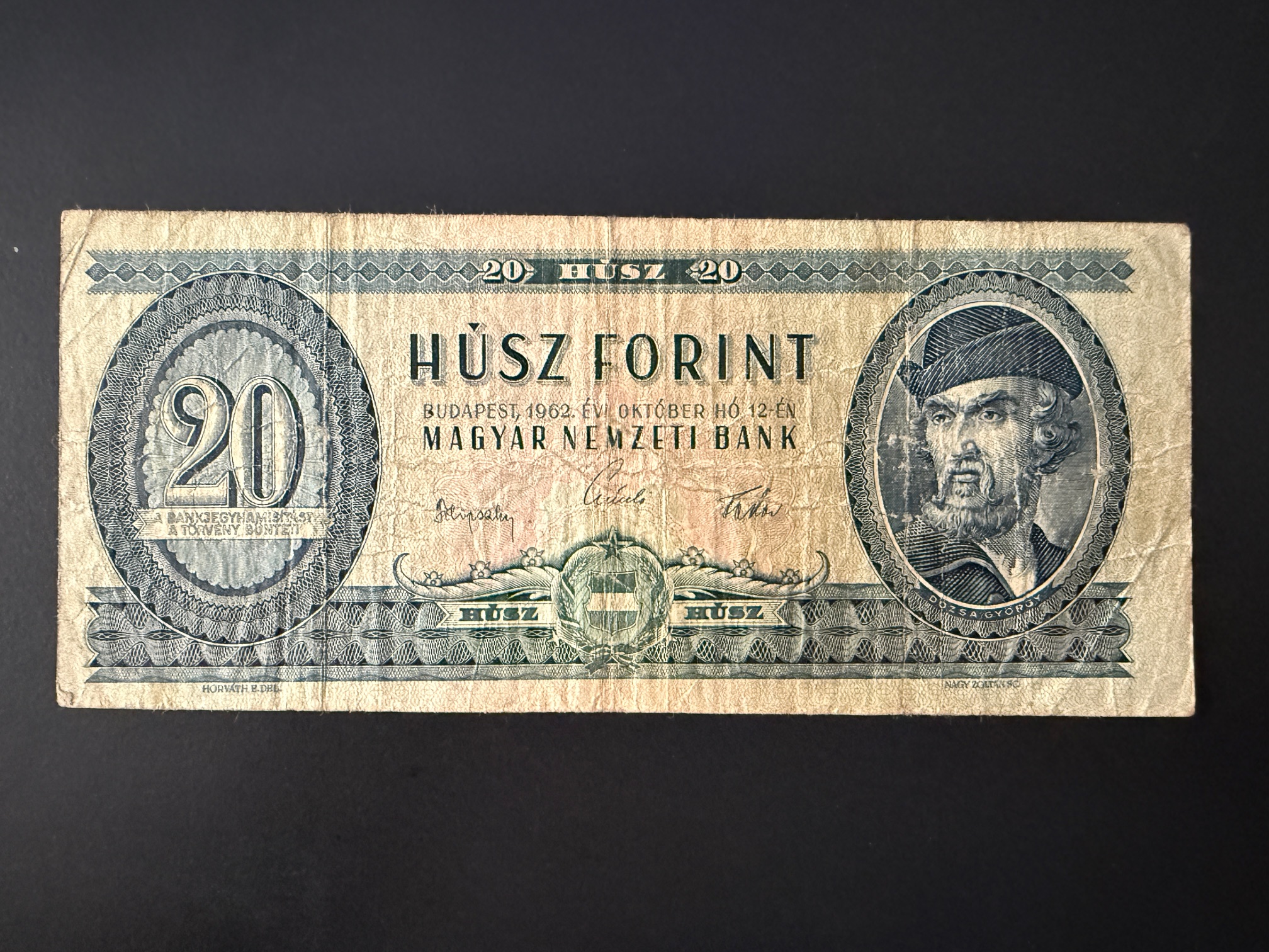 20 Forint (1962) F Adamo F13