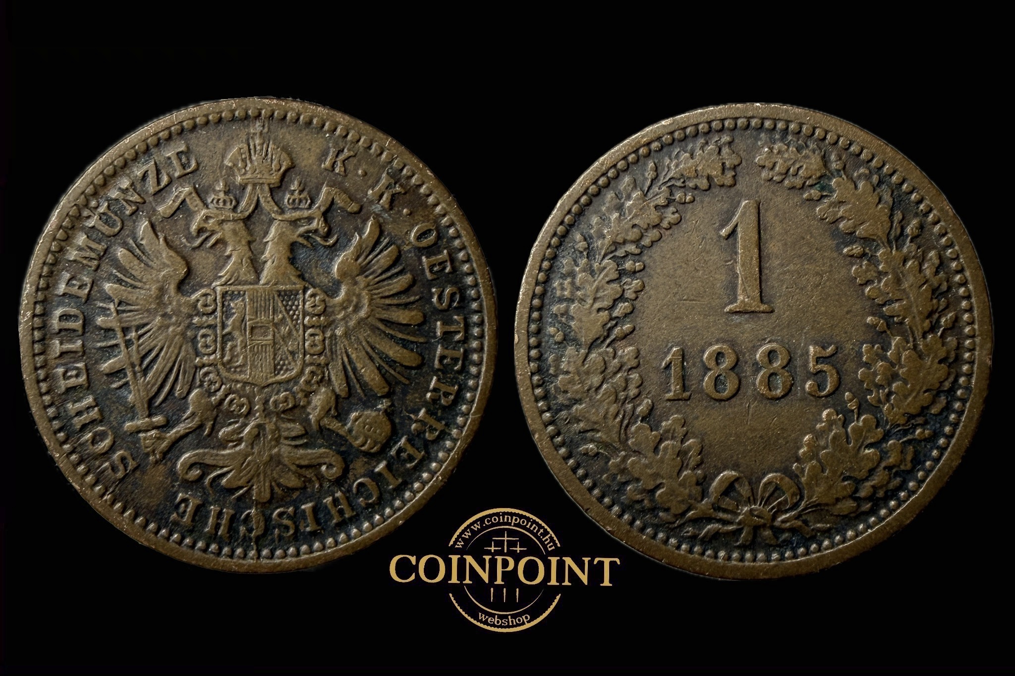 Ferenc József 1 Krajcár 1885