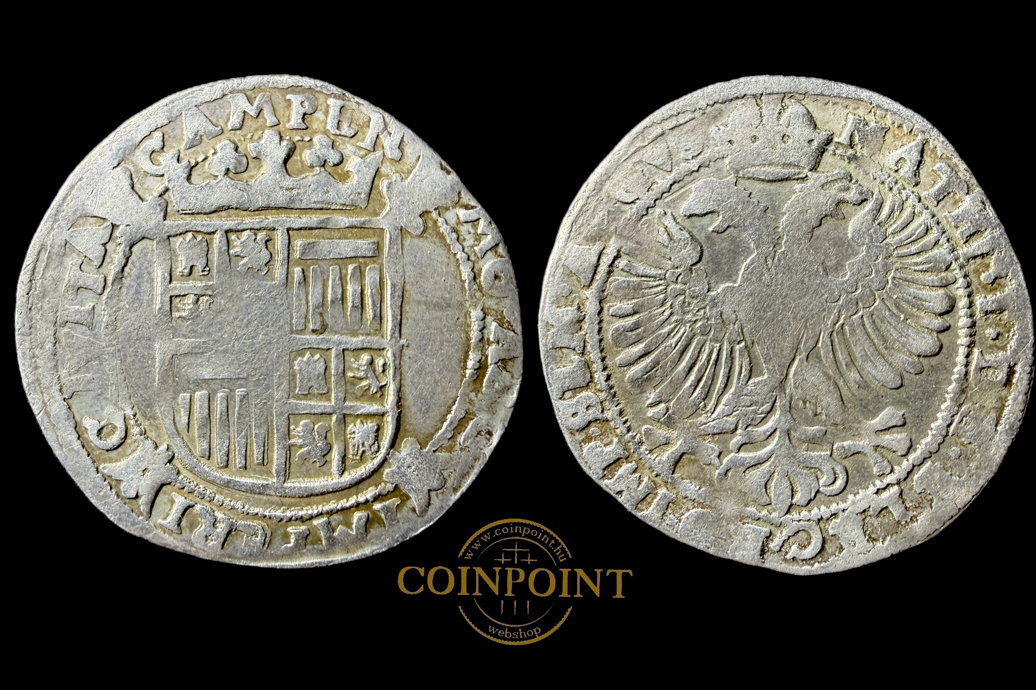 Spanyol-Holland I.Mathias 4 Stuivers (1611-19) Campen