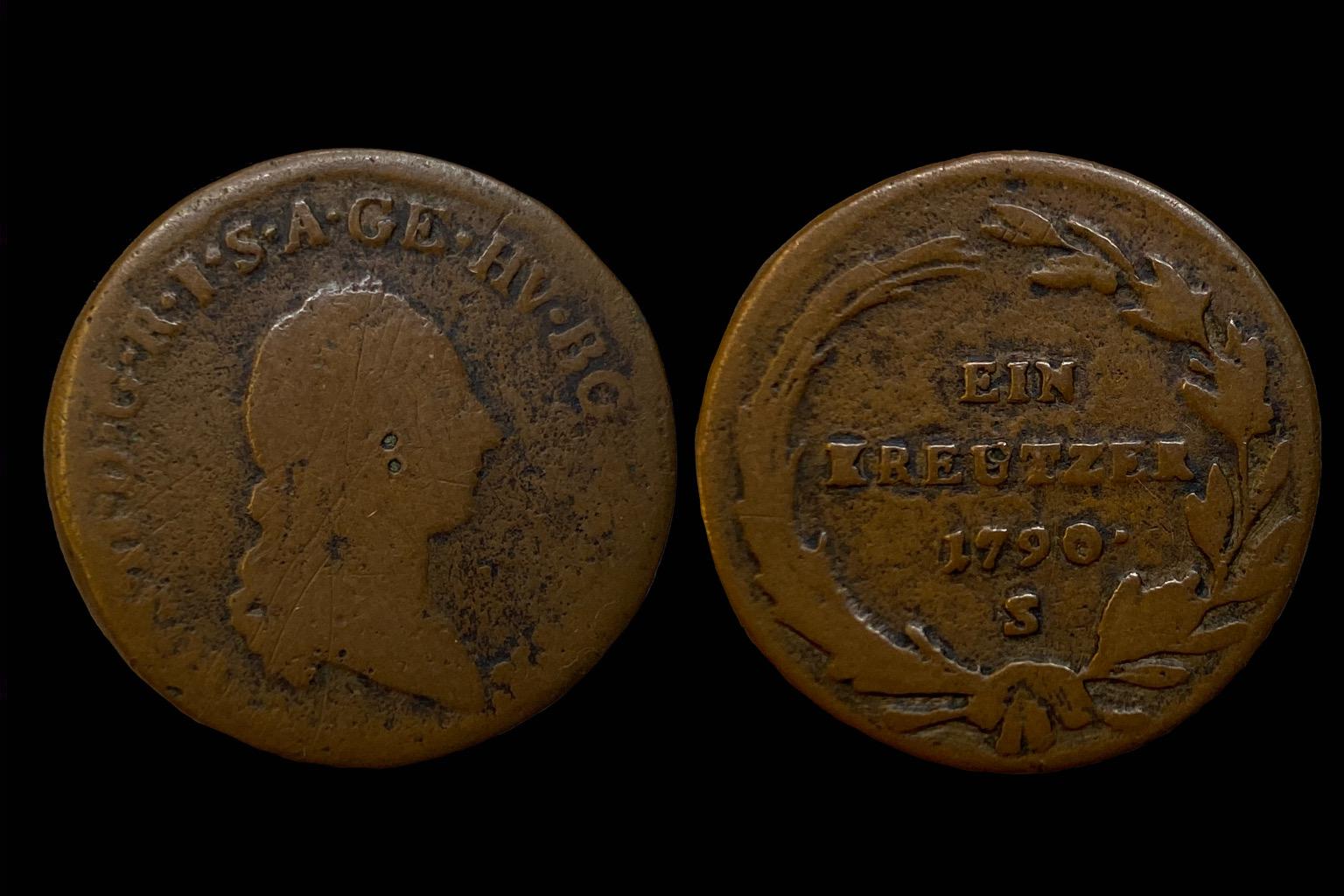 II. Joseph (1790)S 1 kreutzer