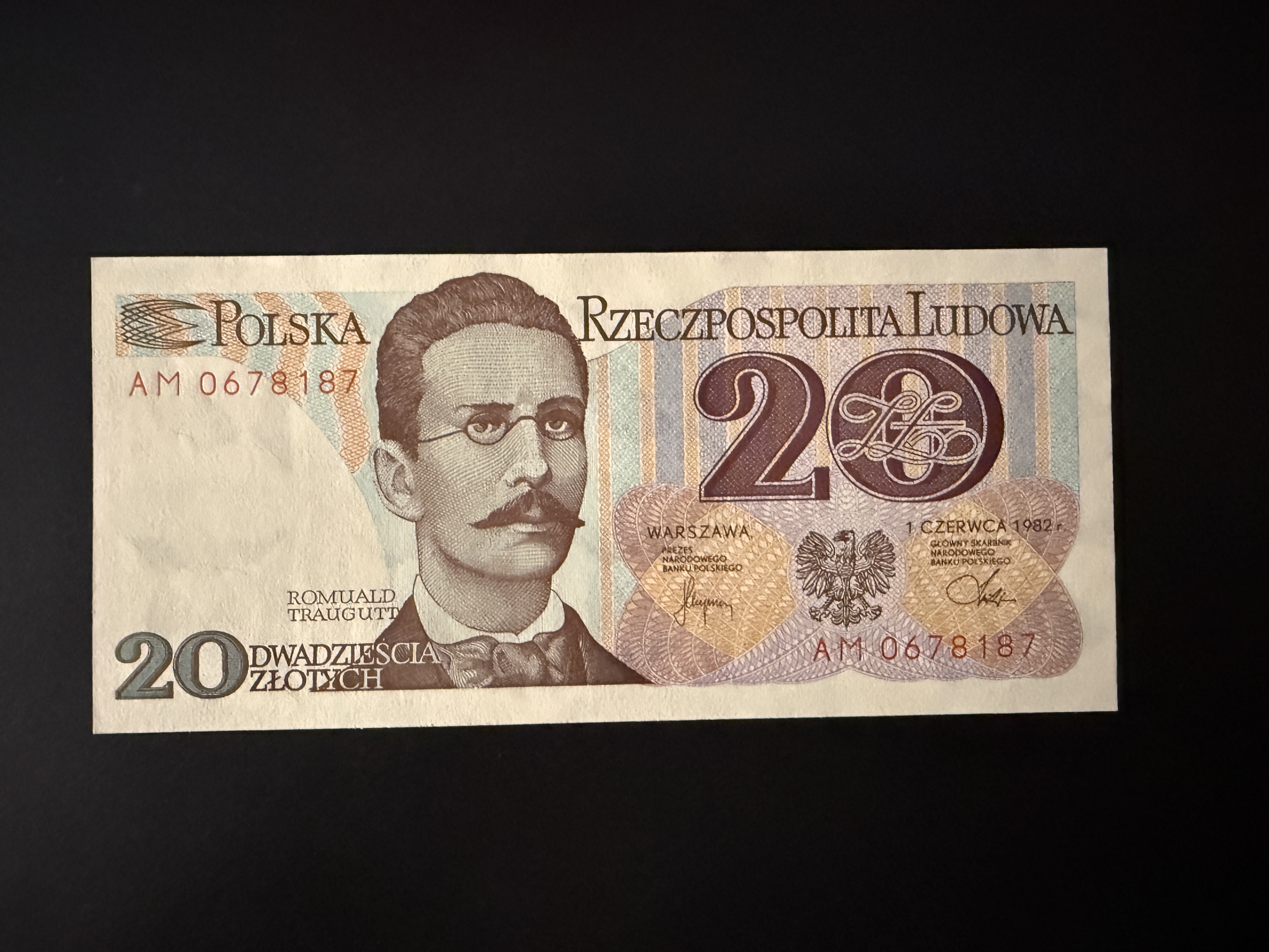 POLAND 20 Złotych 1.6.1982 (P.149) UNC