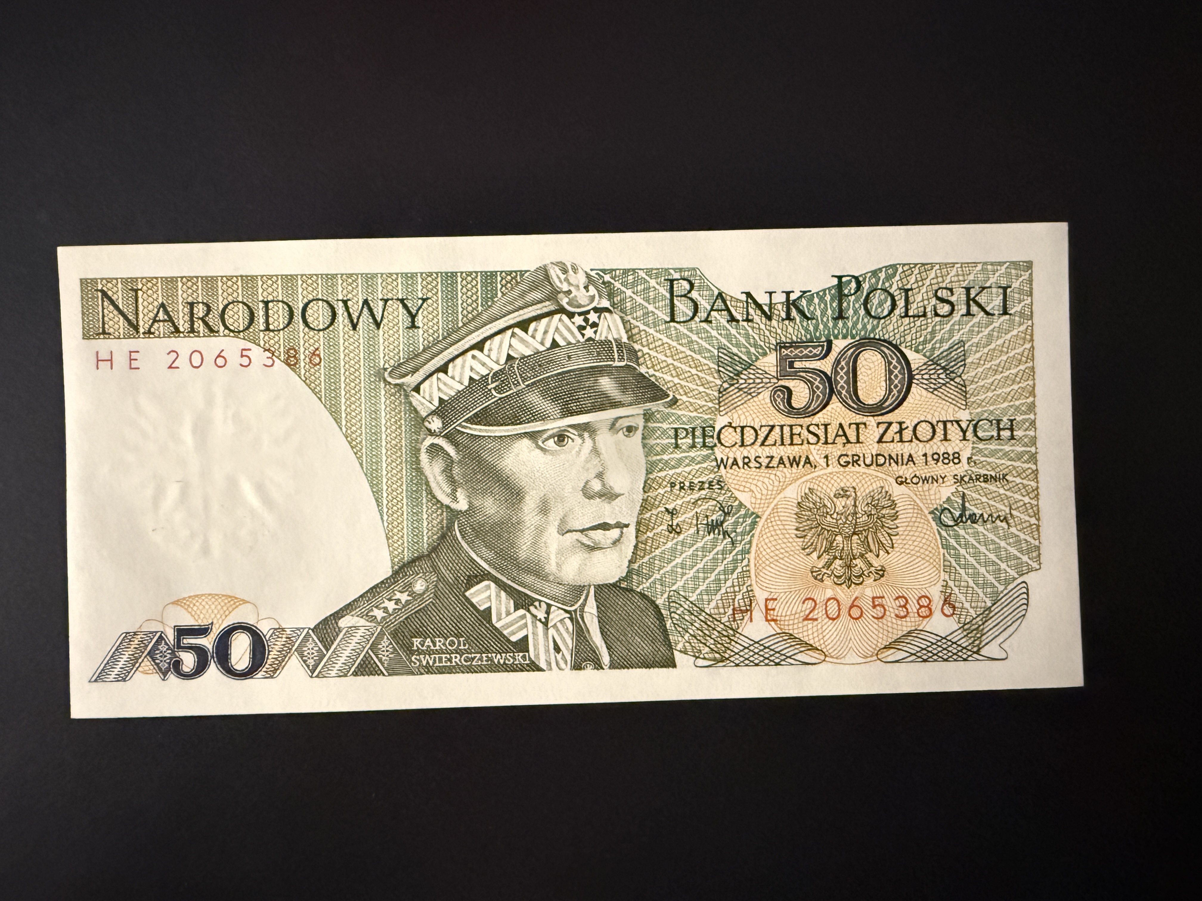 POLAND 50 Złotych 1.12.1988 (P.142) UNC
