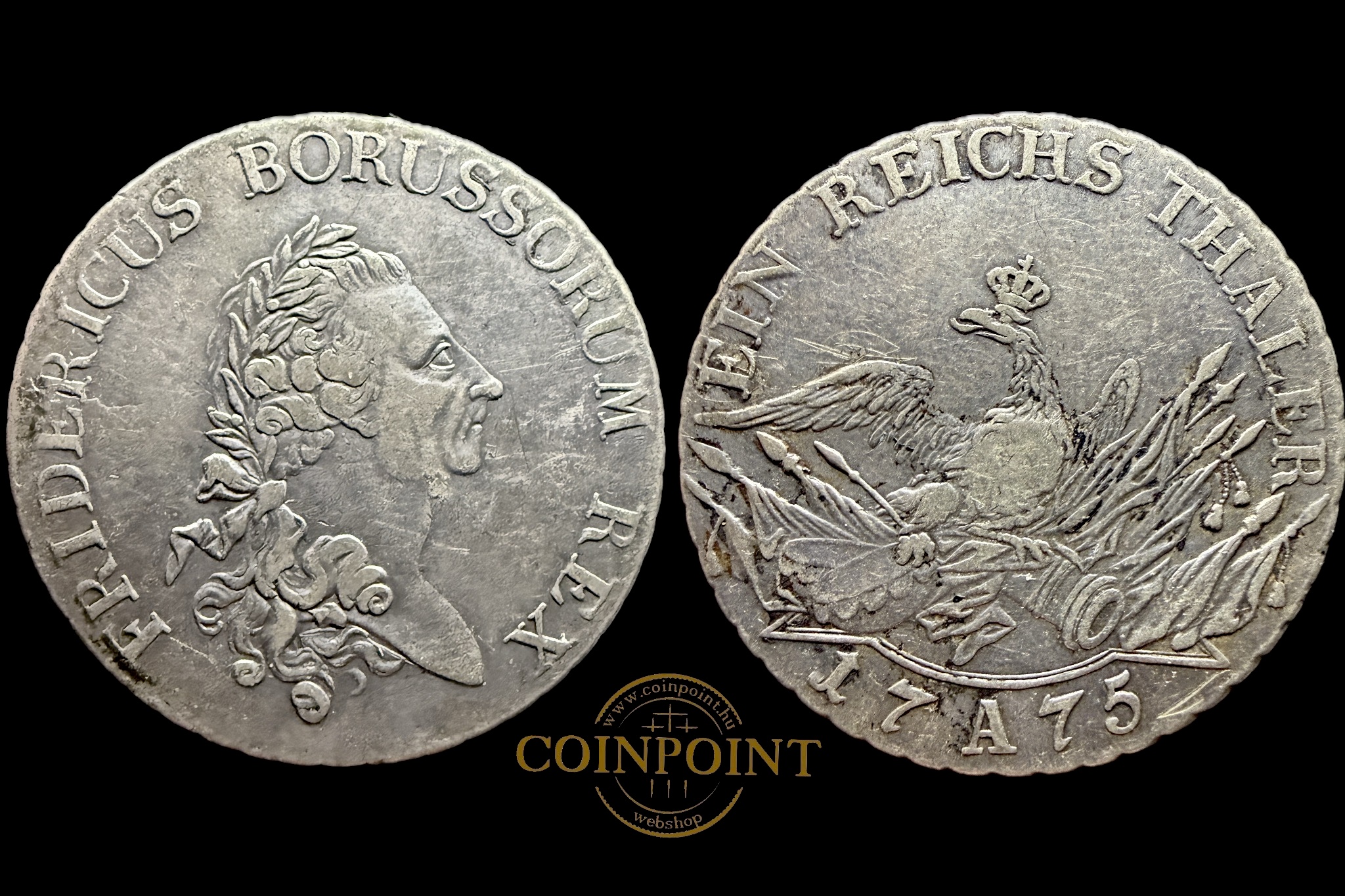 II.Friderick Tallér 1775 DAV 2590A, KM 332