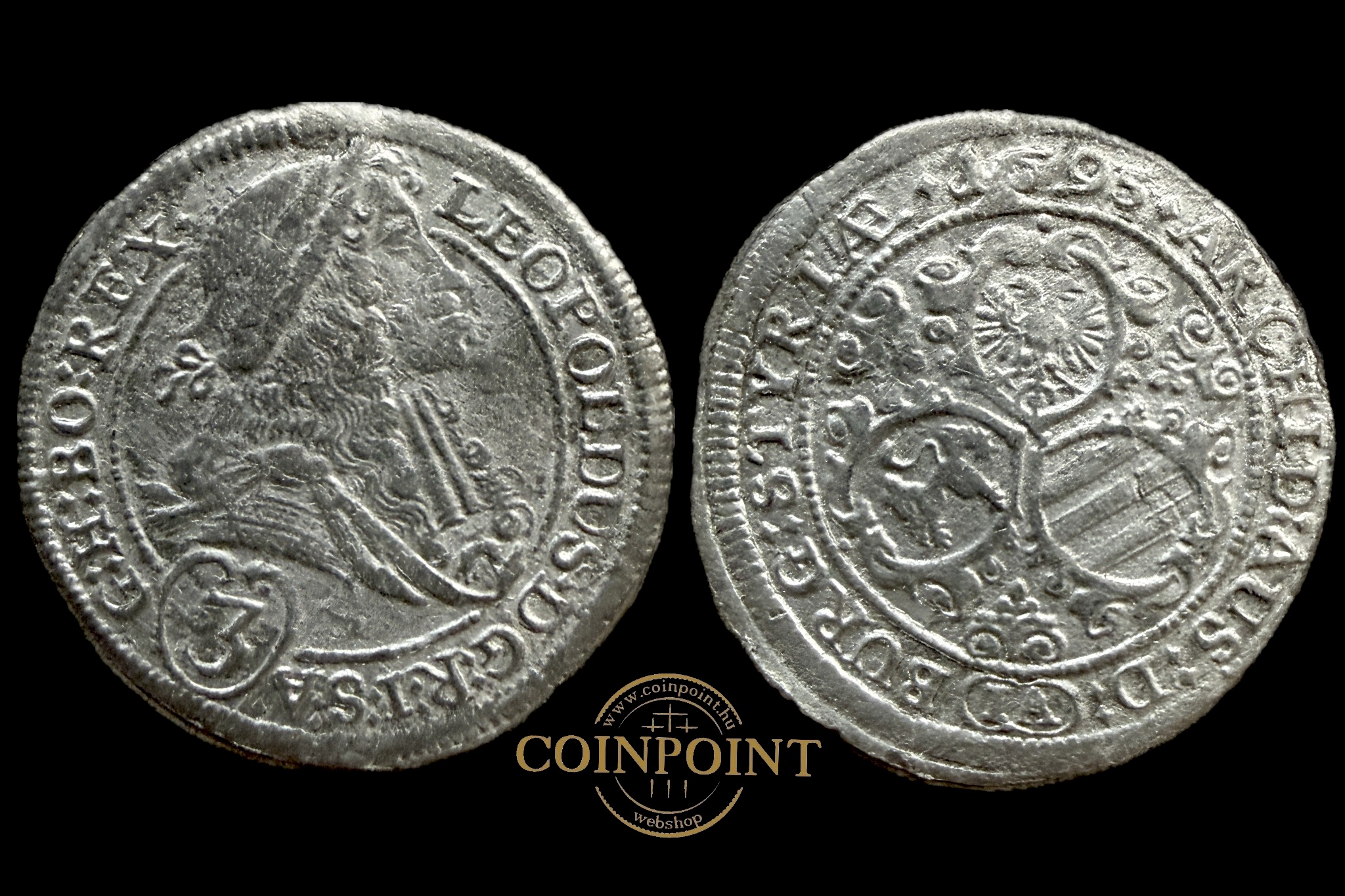 I.Lipót 3.Krajcár 1695 Gratz