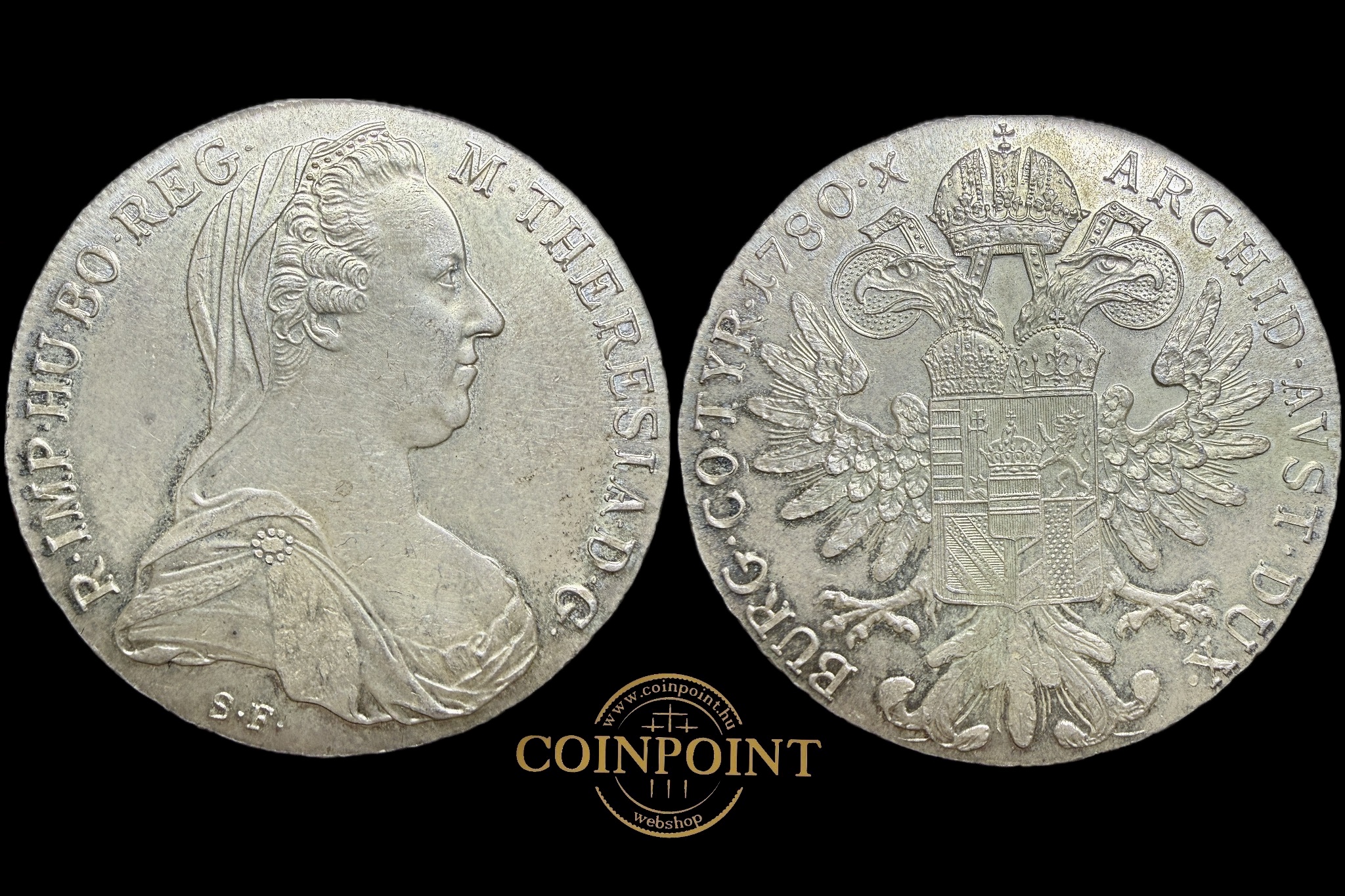 Mária Terézia SF Tallér 1780 UNC