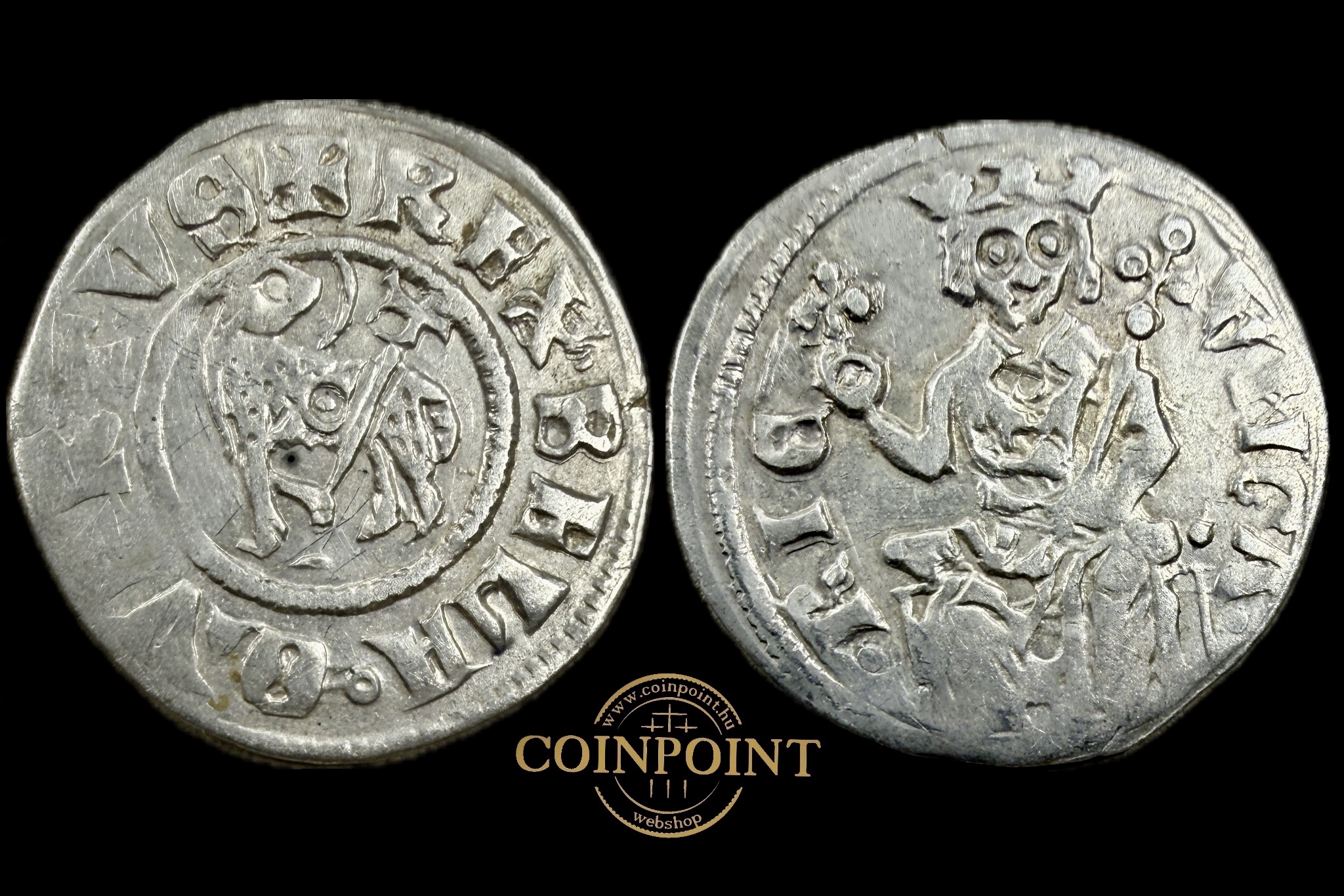 IV.Béla Dénár (1235-1270) ÉH-253 (parádés)