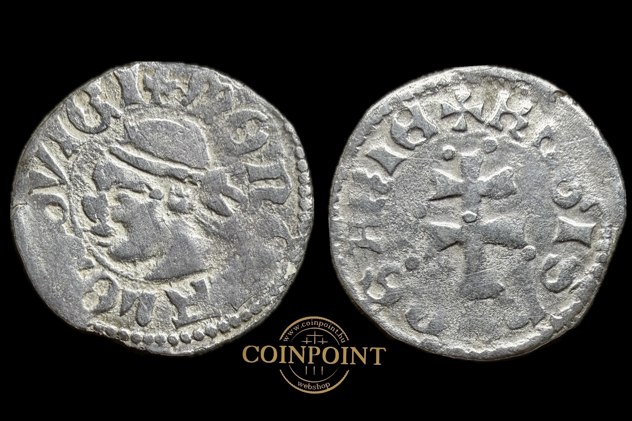 I.Lajos (1342-1382) Dénár ÉH-432