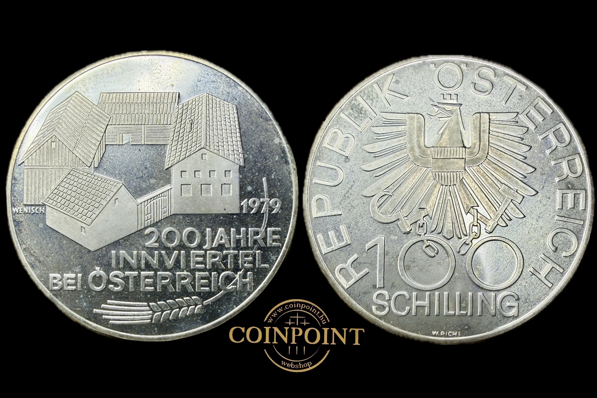 Ausztria 100 Schilling UNC Proof