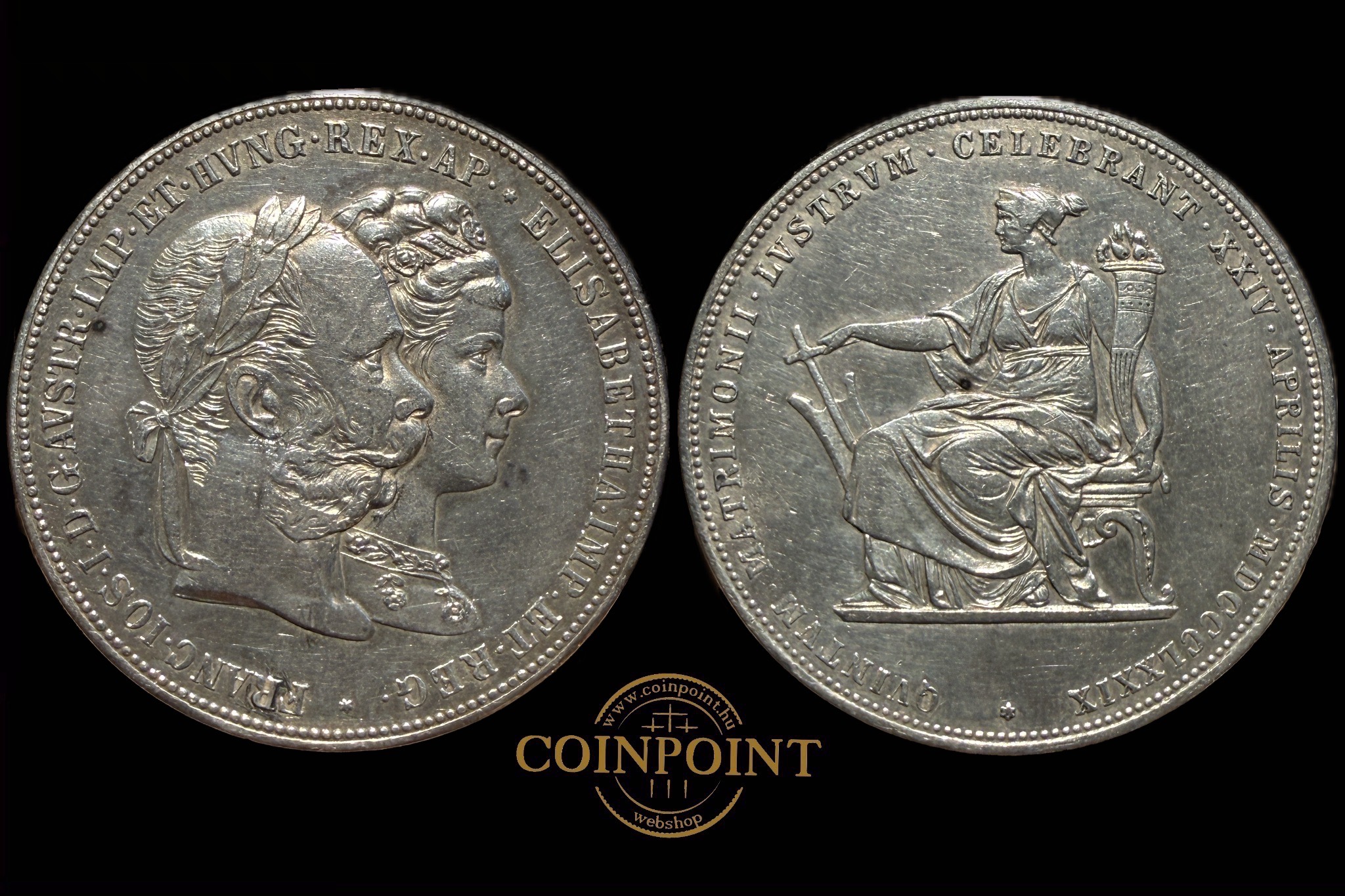 Ferenc József 2 Gulden 1879