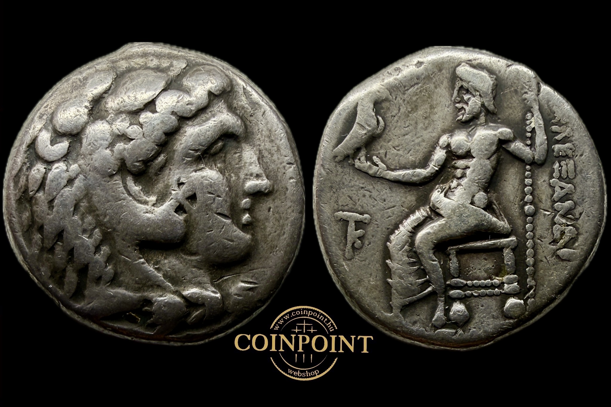 Nagy Sándor Tetradrachma (i.e.285-275) Pella