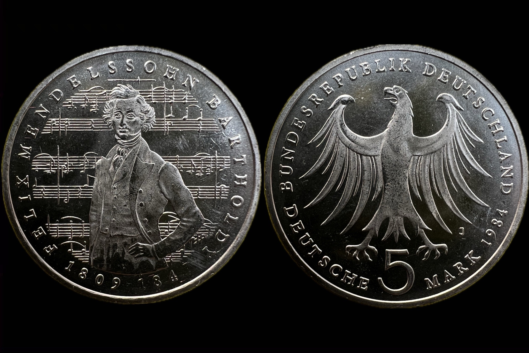 5 márka (1984)J Németország BU 