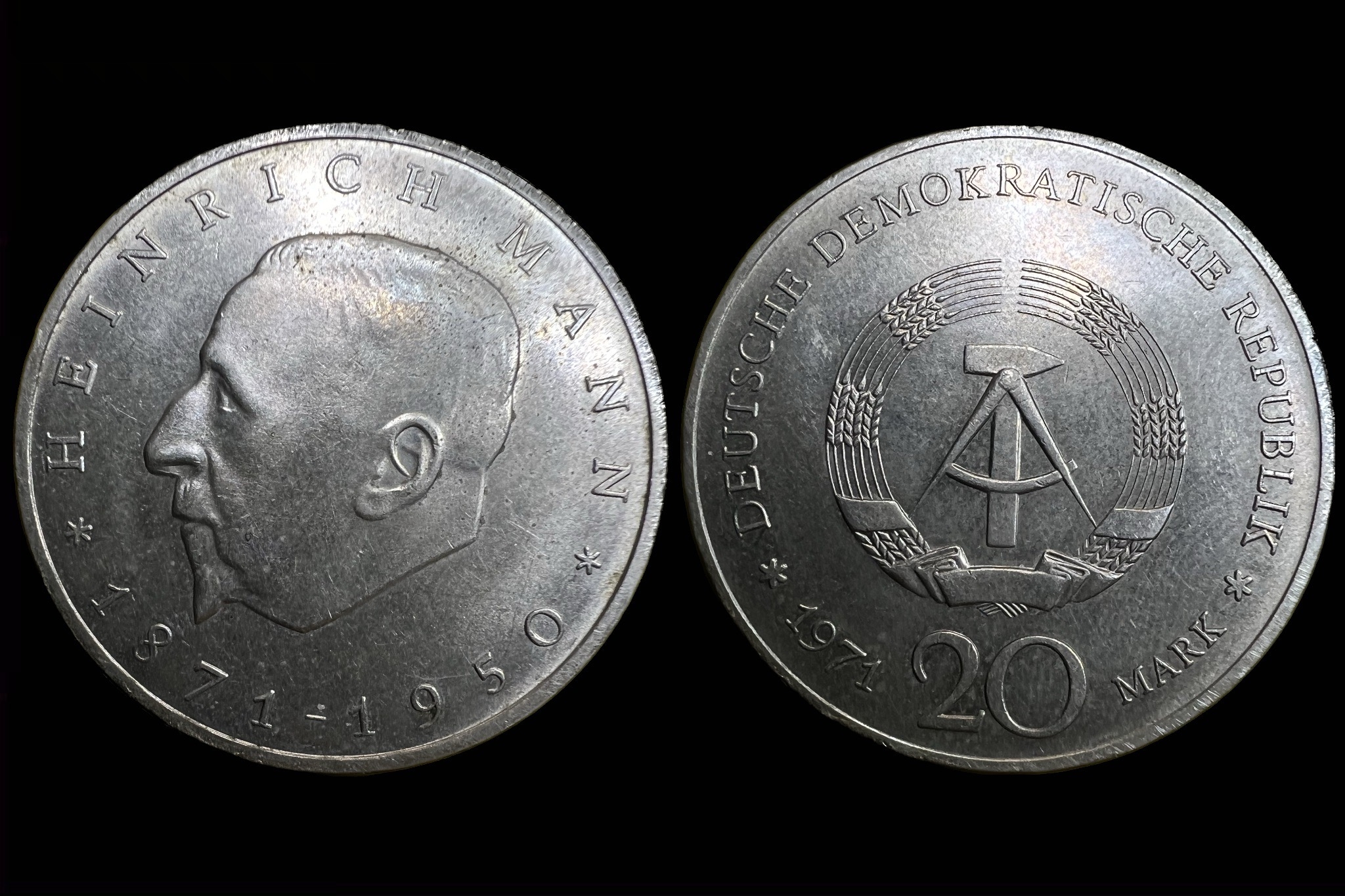 20 márka (1971)DDR Németország BU 