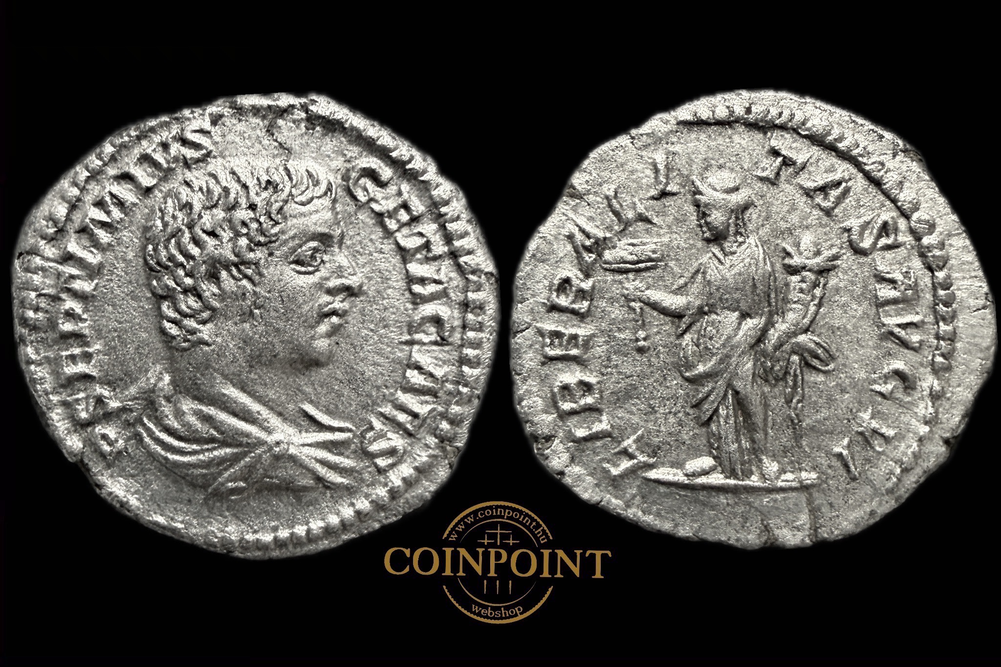 Geta Dénár (i.sz.203-208) RIC 44