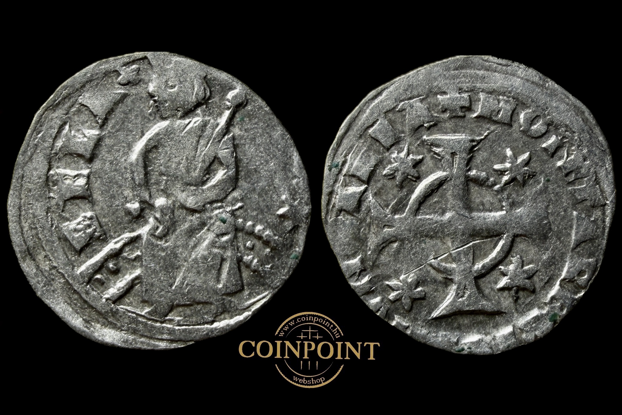 IV. Béla dénár Éh-218 Dénár (1235-1270)