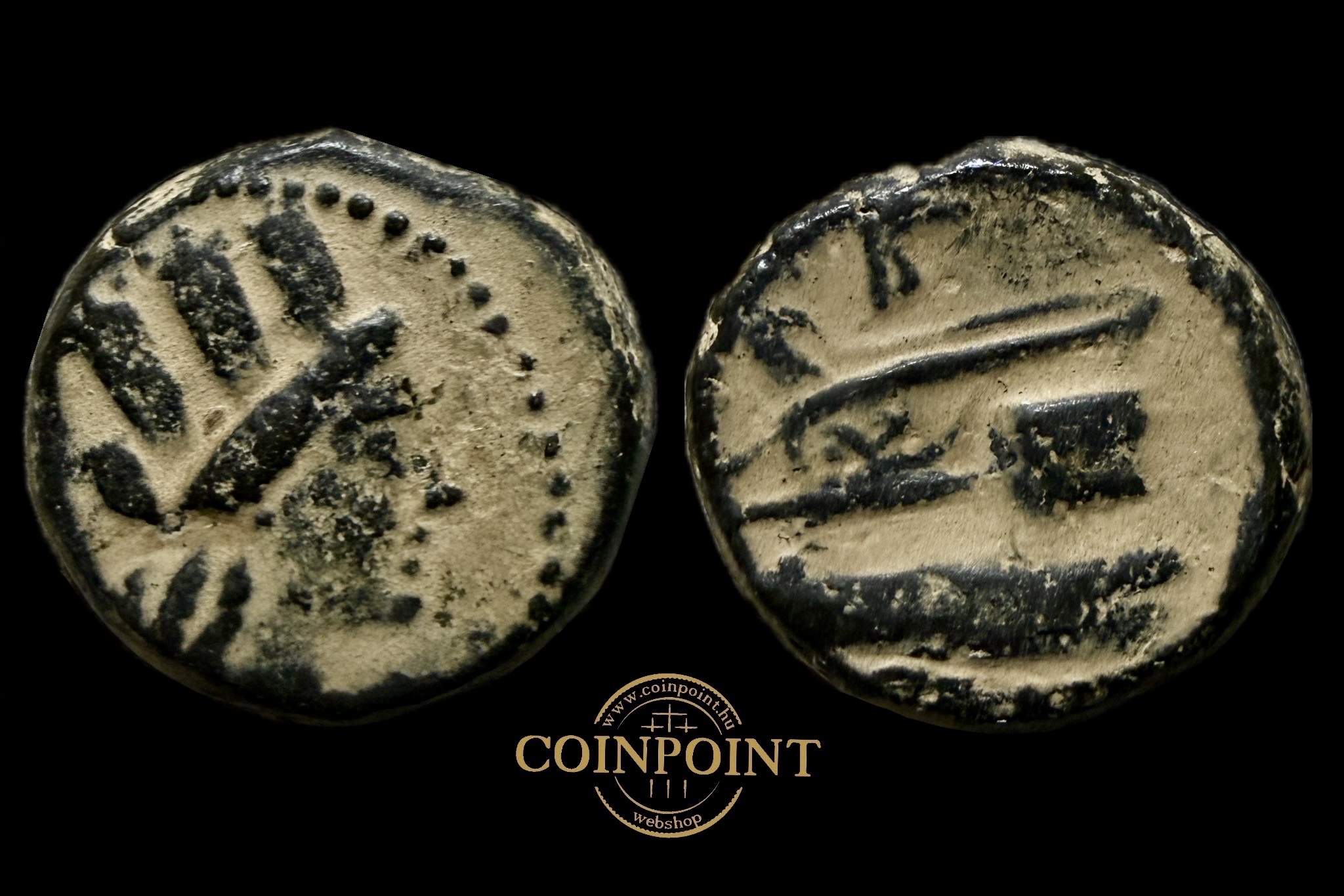 Főnicia Arados Tyche fejes (i.e.II.sz.) AE