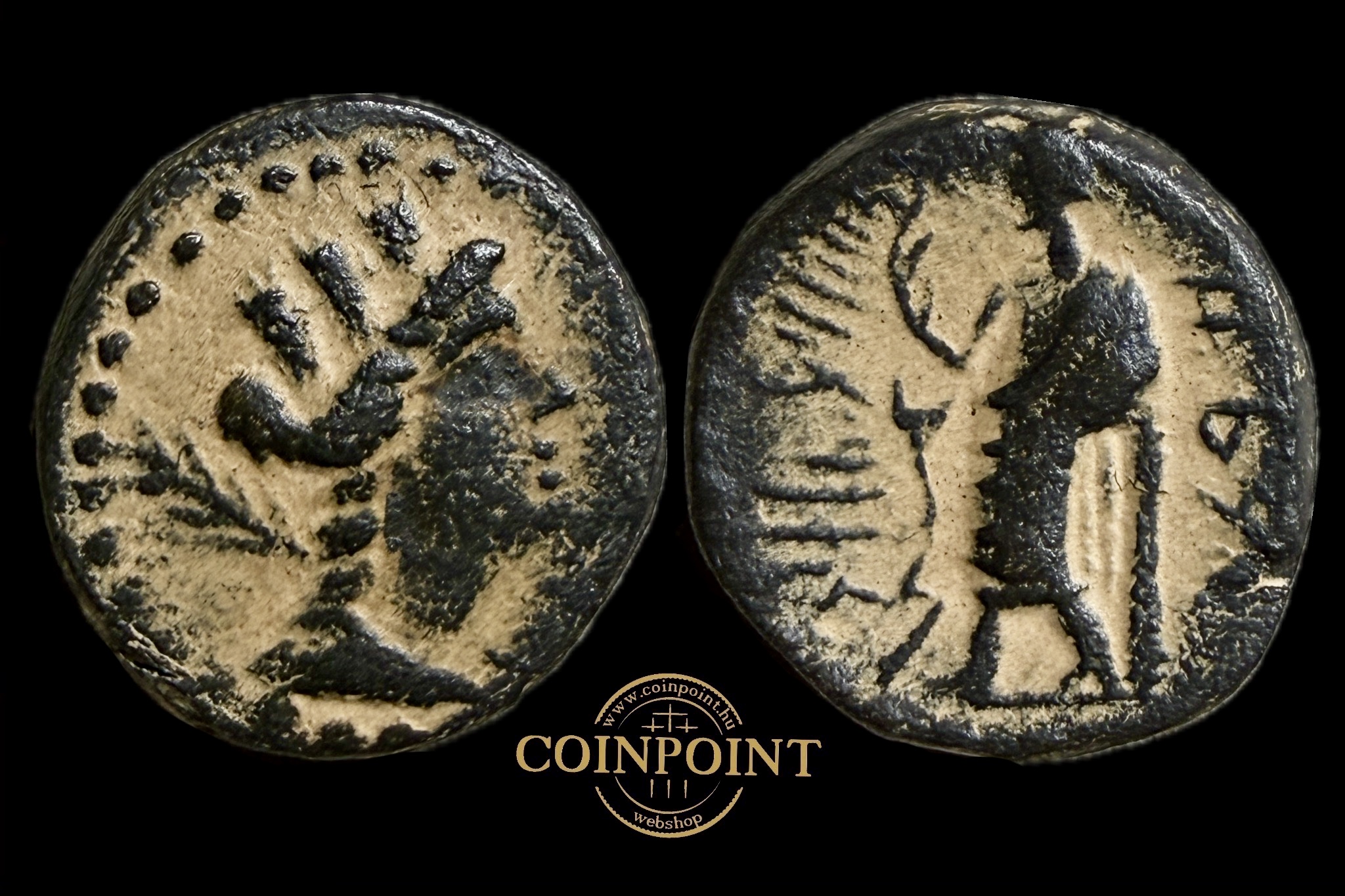 Főnicia Marathos Tyche fejes (i.e.II.sz.) AE